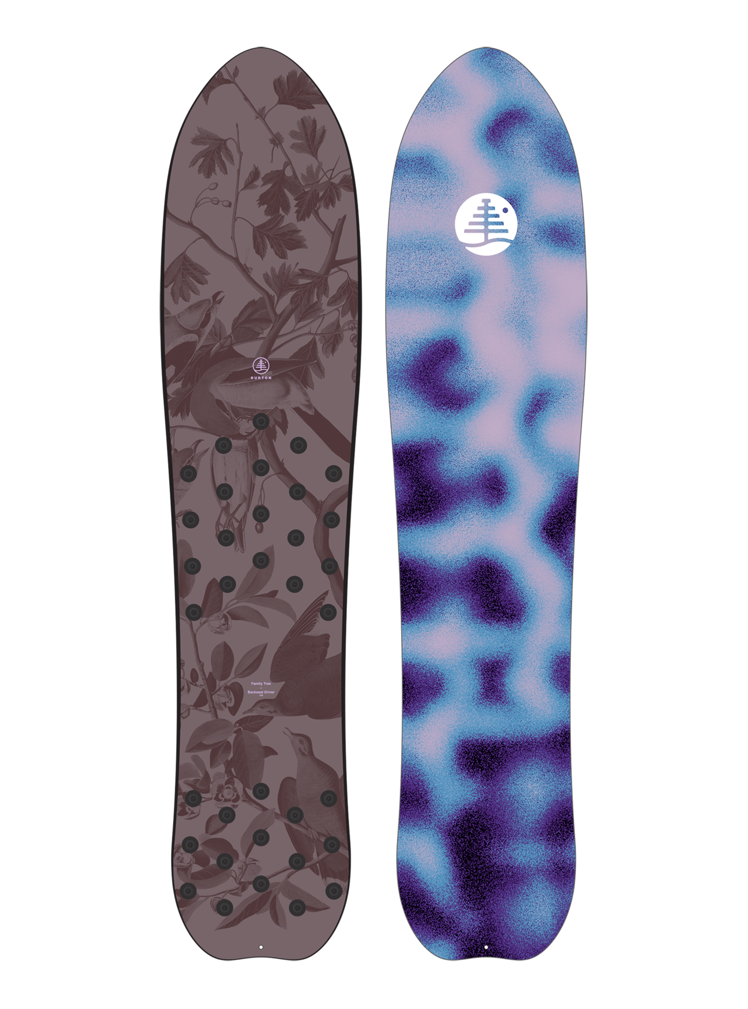 burton family tree 3d deep days snowboard Unisex Daze channel mount system gives you stance options that match the conditions and objectives of the day. 2021 Burton Family Tree 3D