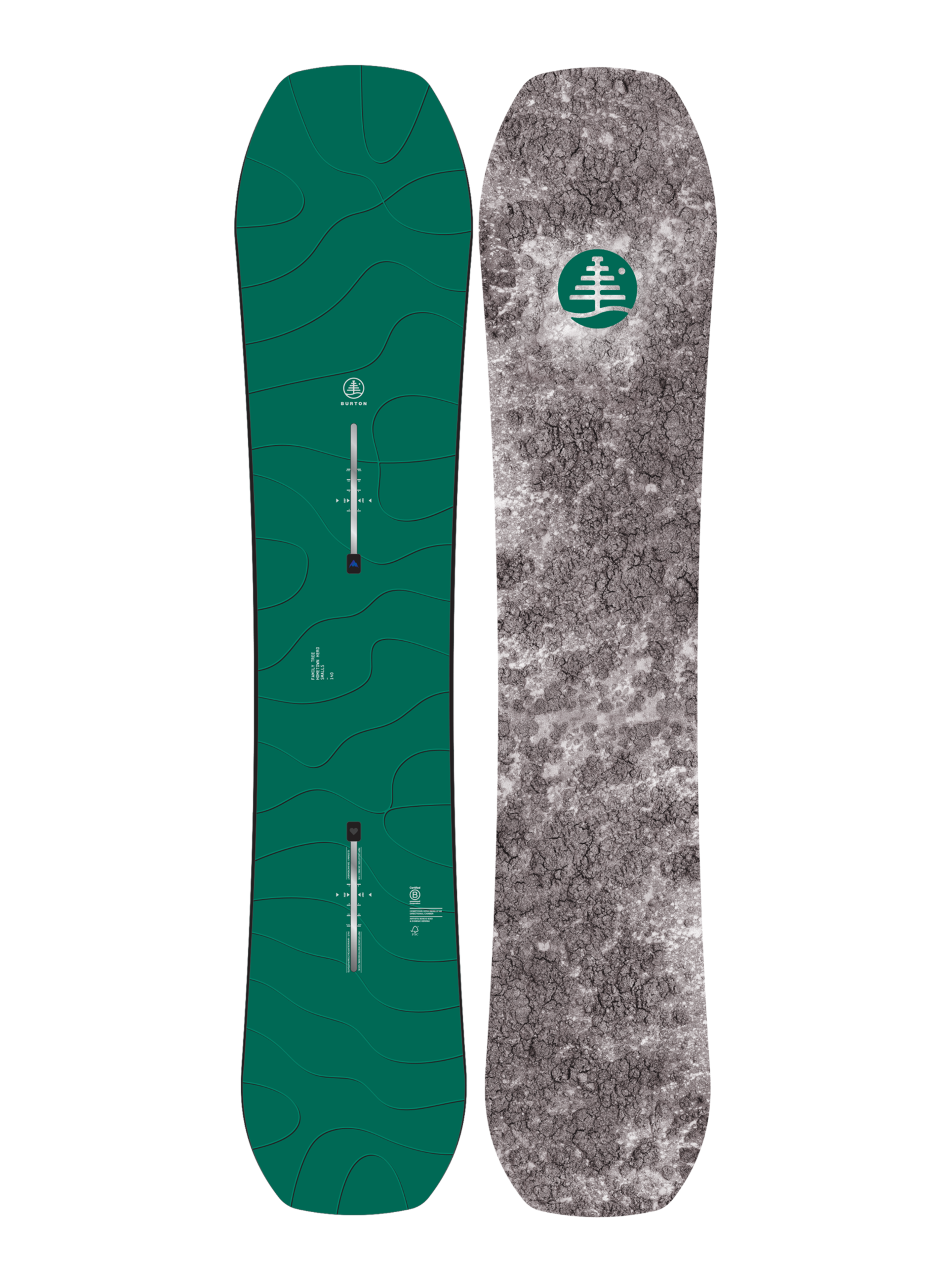 Kids' Burton Family Tree Hometown Hero Camber Snowboard