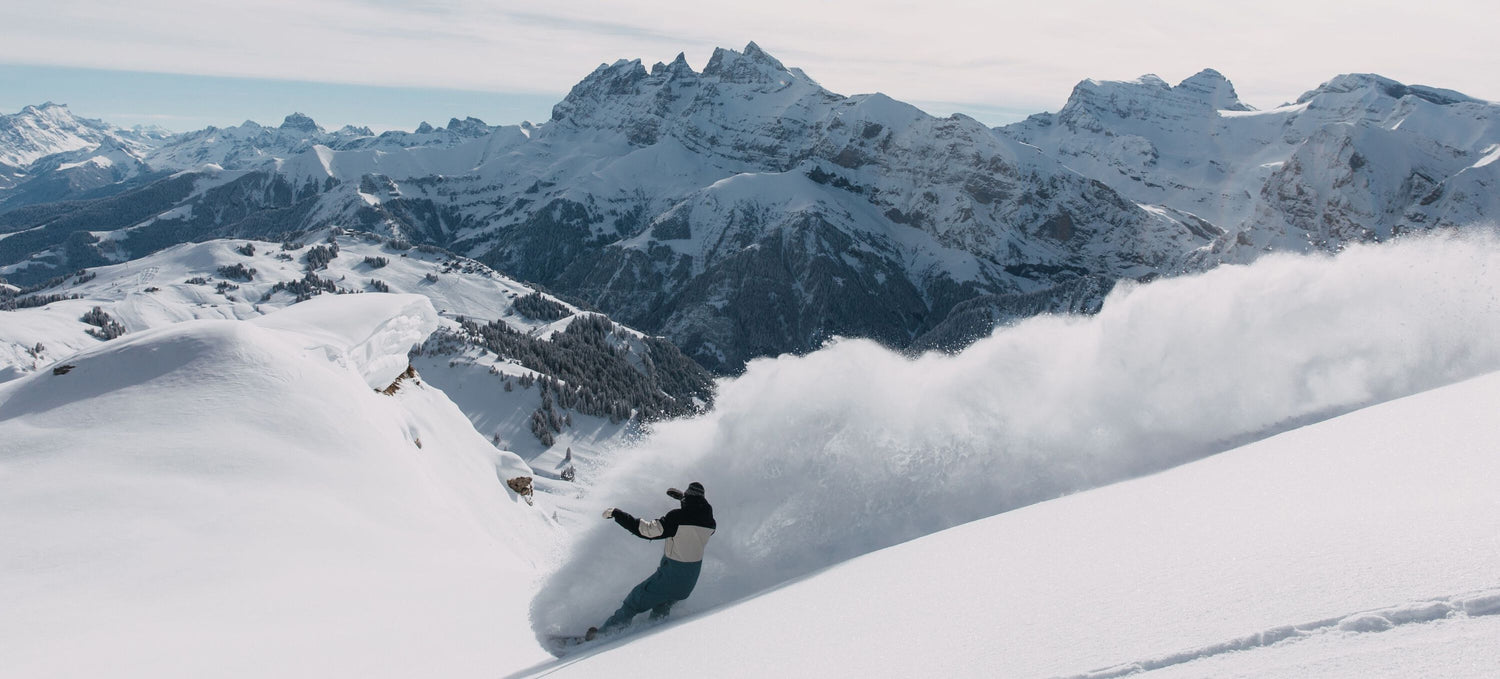 Person snowboarding