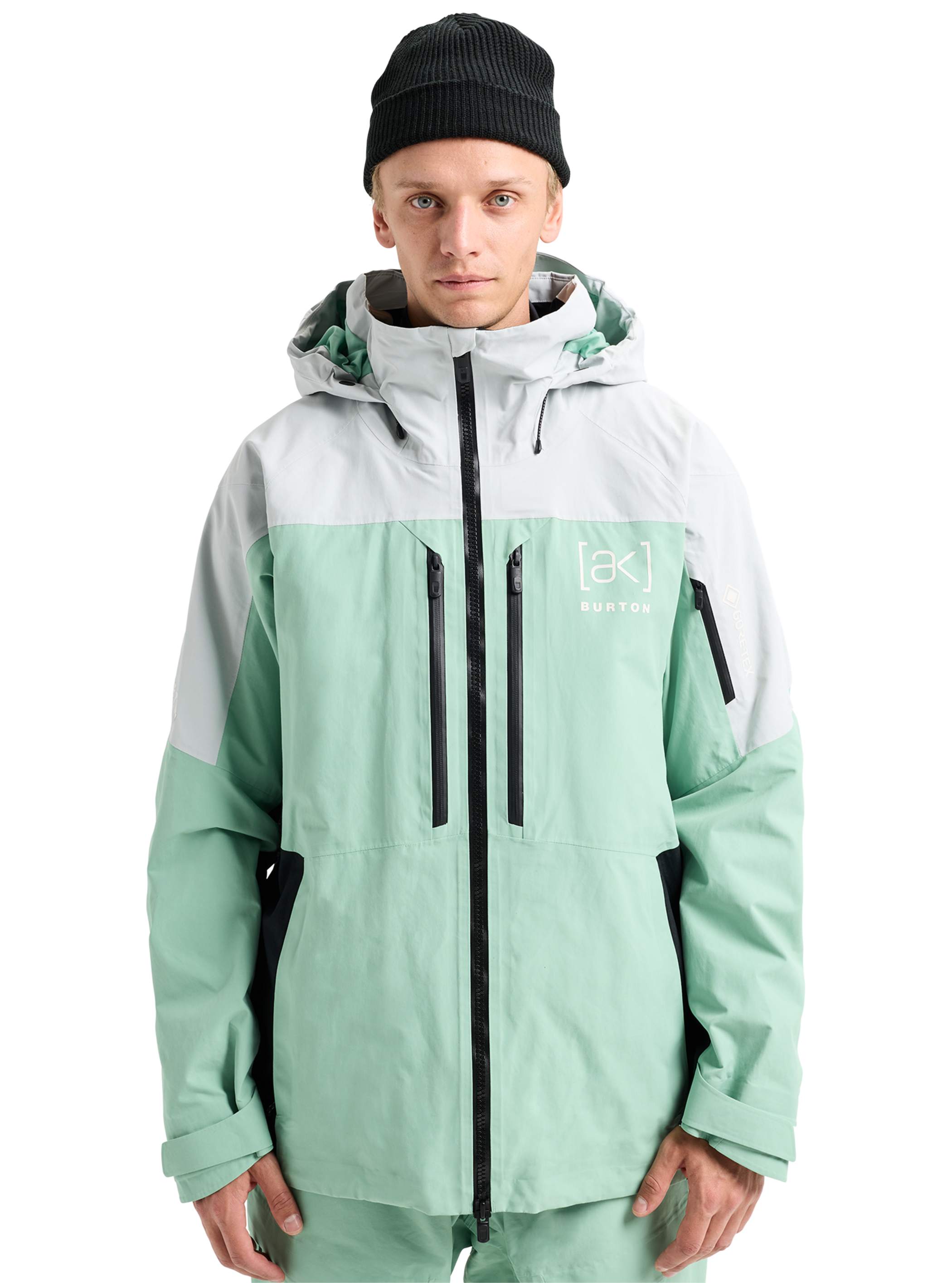 Product image of Men's Burton [ak] Swash GORE‑TEX 2L Jacket[Variant:Gray Cloud / Soft Sage / True Black]