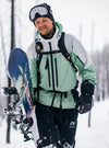 Product image of Men's Burton [ak] Swash GORE‑TEX 2L Jacket[Variant:Gray Cloud / Soft Sage / True Black]