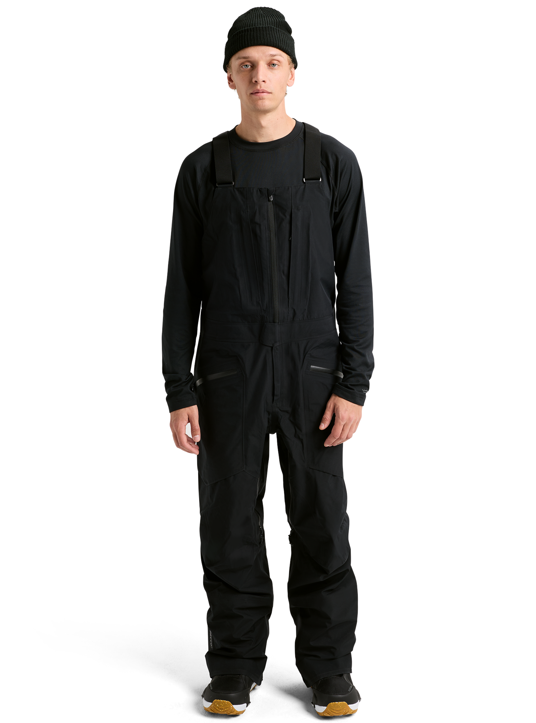 Product image of Men's Burton [ak] Freebird GORE‑TEX 3L Stretch Bib Pants[Variant: True Black]