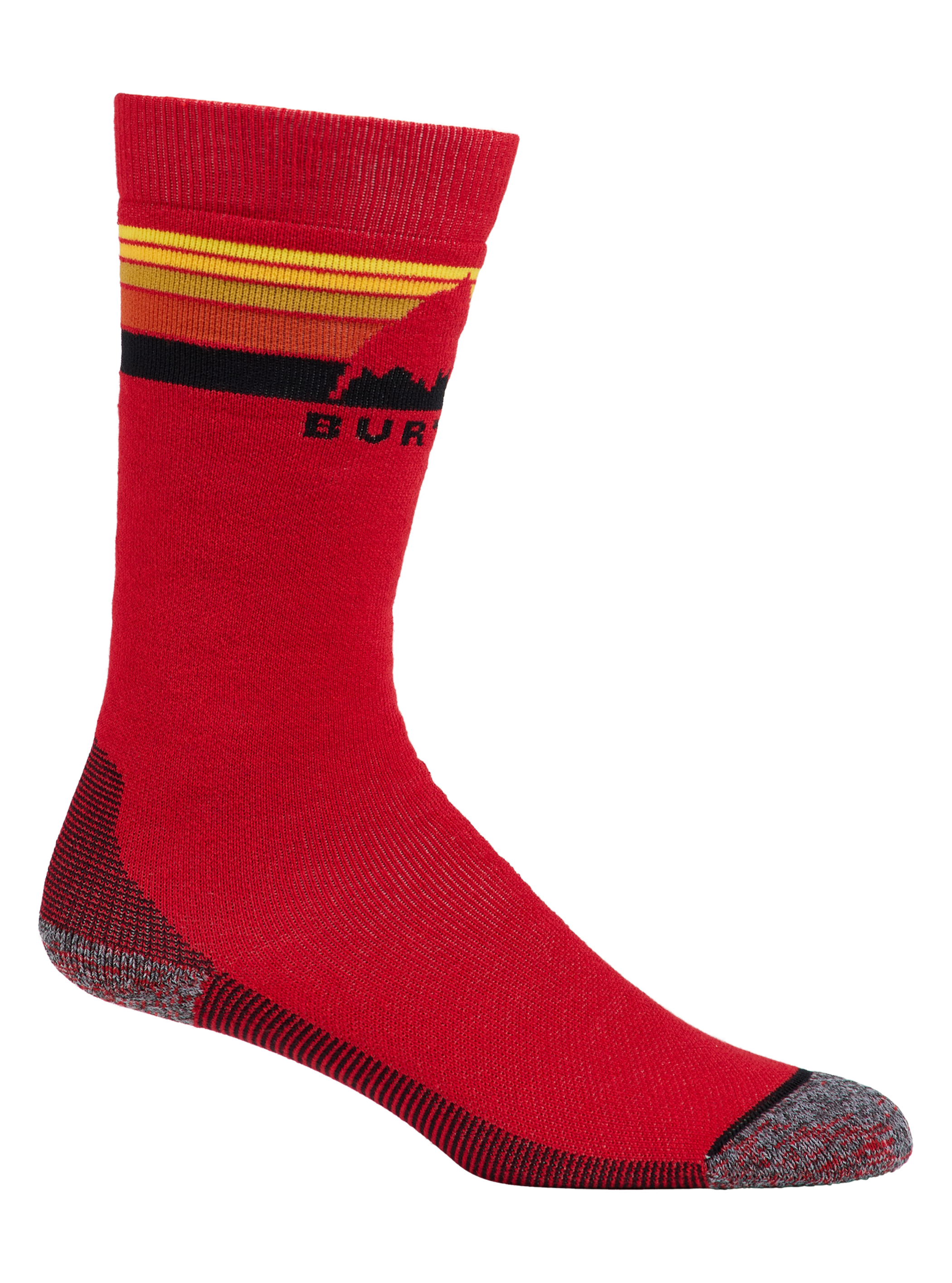 Product image of Kids' Burton Emblem Midweight Socks[Variant:Flame Scarlet]