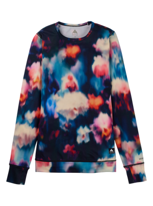 Product image of Women's Burton Midweight Base Layer Crewneck[Variant:Floral Blur]