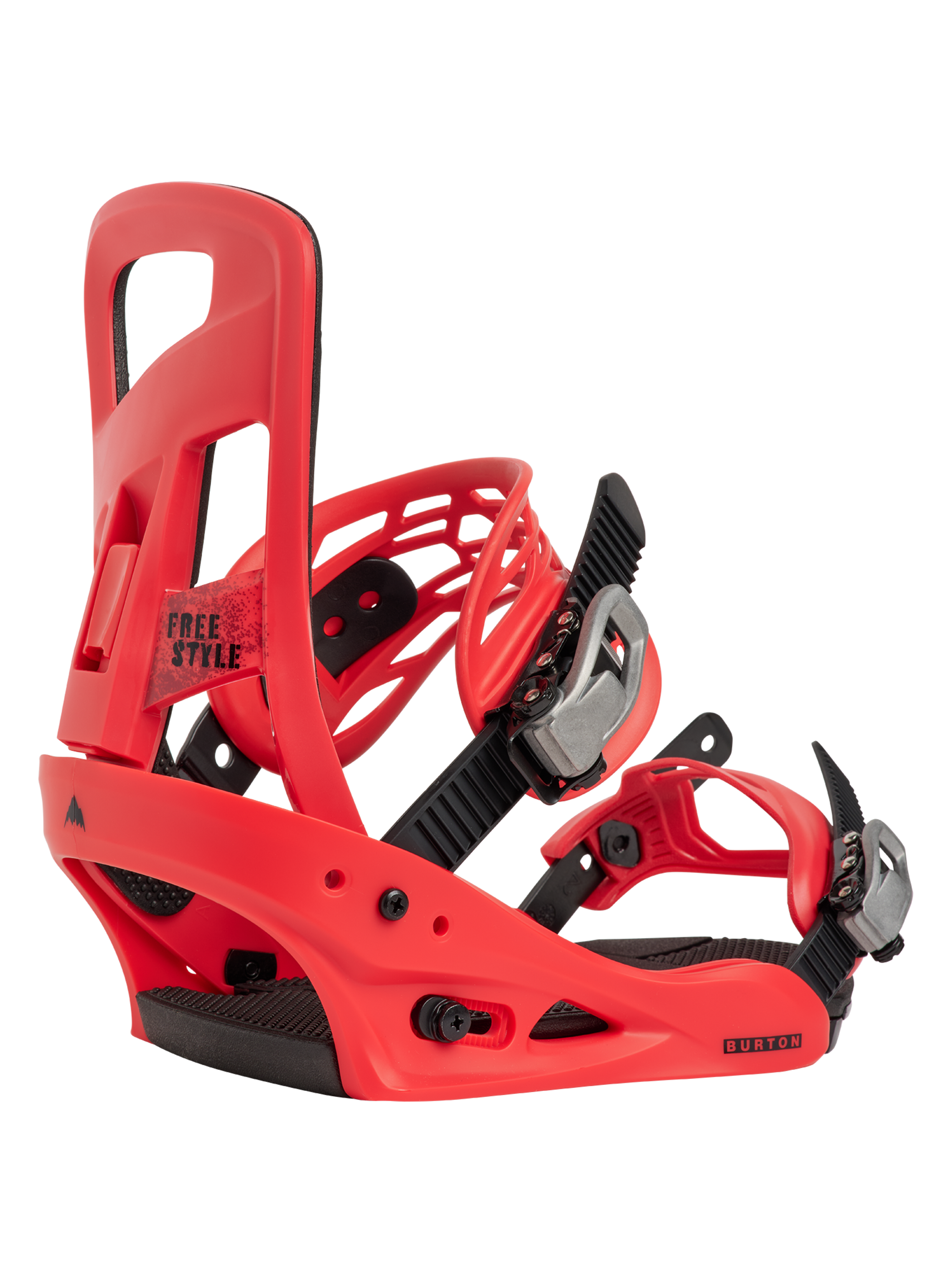 Product Image of Men's Burton Freestyle Re:Flex Snowboard Bindings [Variant:Geranium Red]