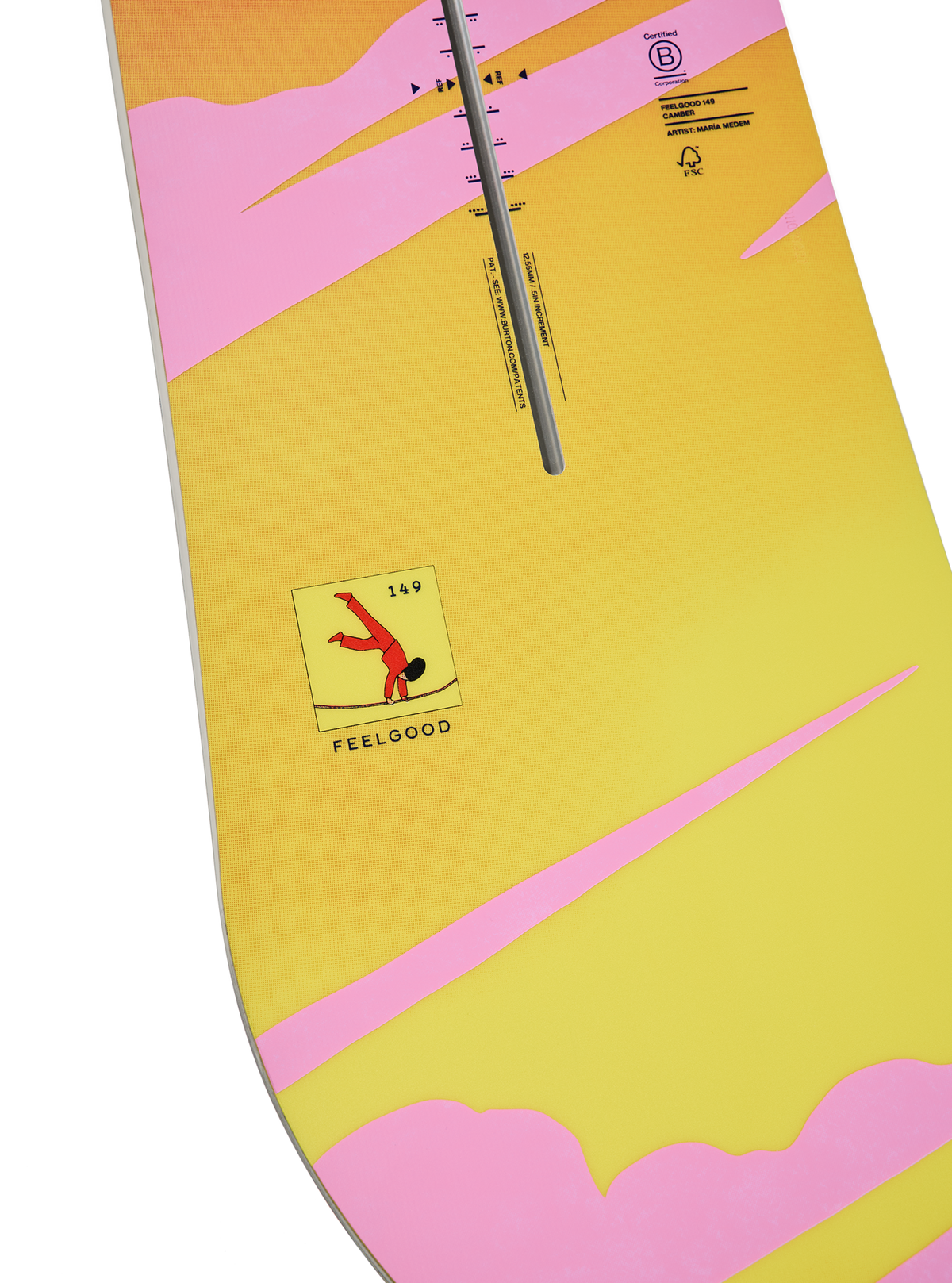 Burton - Snowboard à cambre Feelgood femme