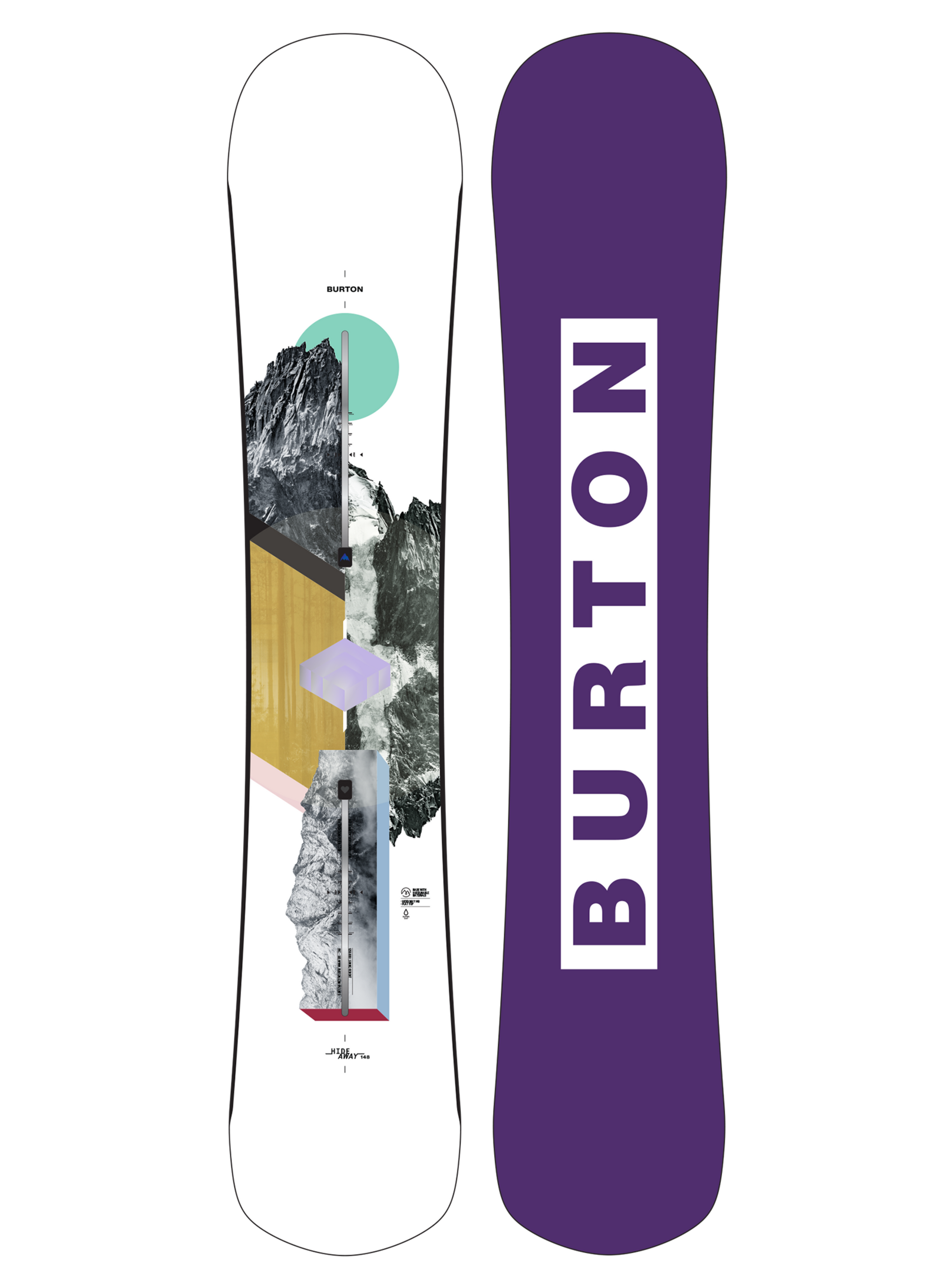 Women's Burton Hideaway Flat Top Snowboard | Burton.com Winter Women's Burton Hideaway Flat Top Snowboard | Burton.com Winter