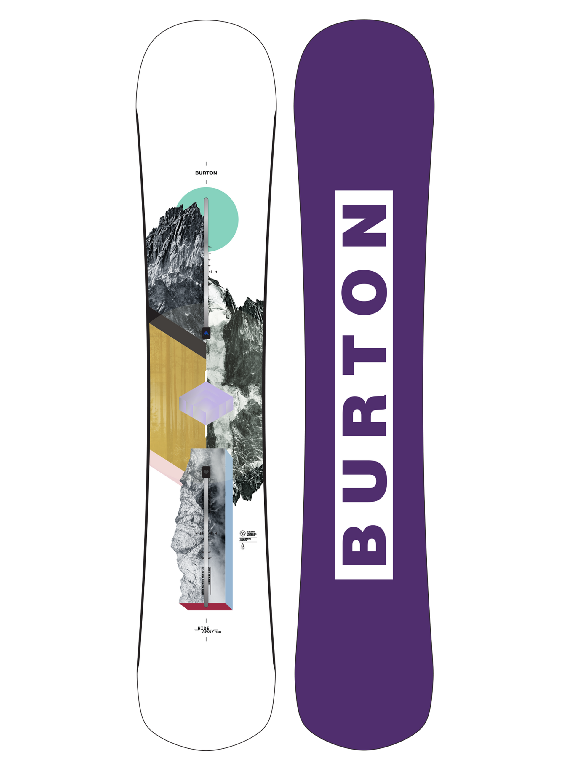 バートンハイドアウェイFlat Top106961 23-24レディース140 Women's Burton Hideaway Flat Top Snowboard | Burton.com Winter 2026