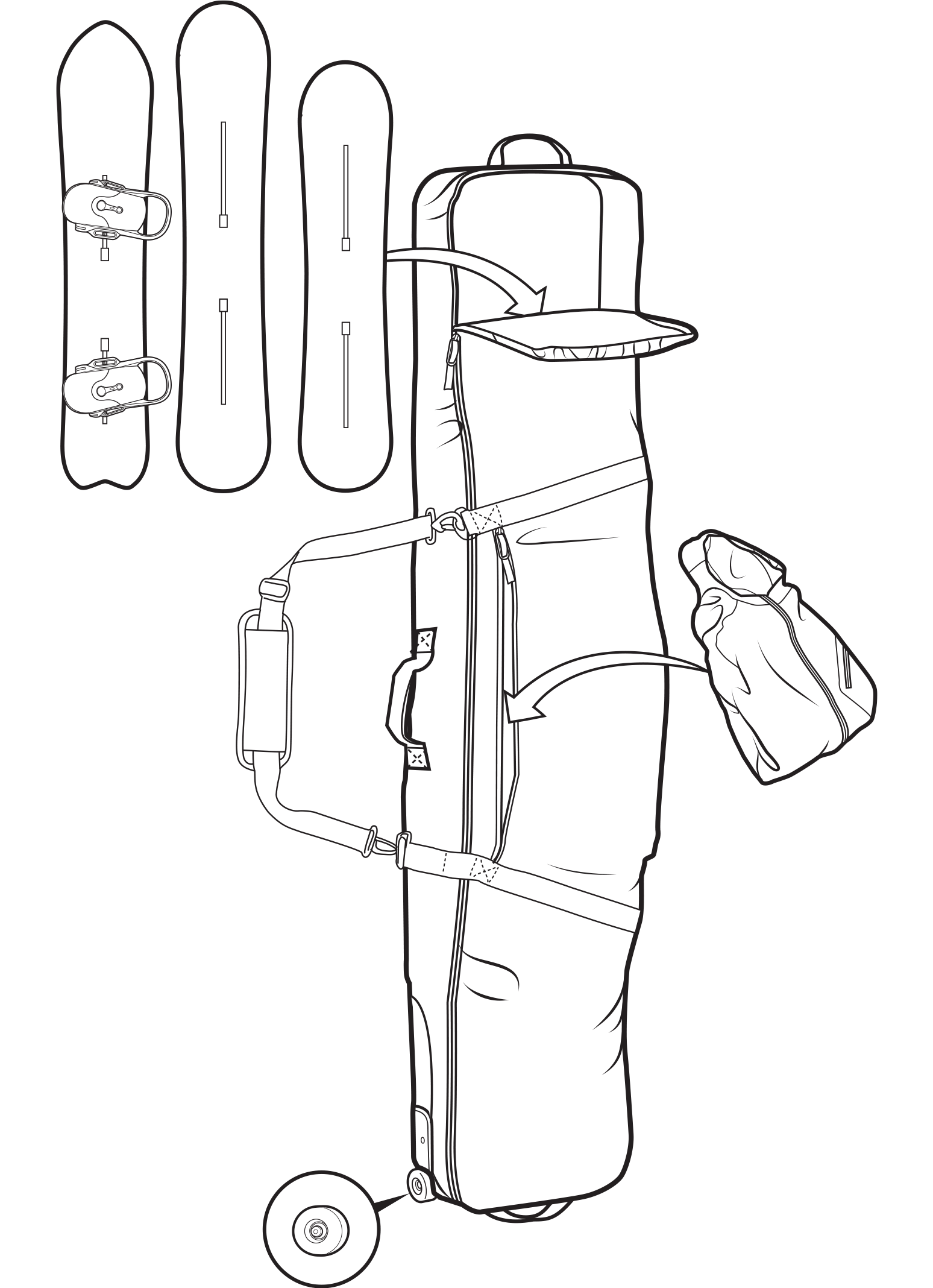 Burton Wheelie Gig Bag