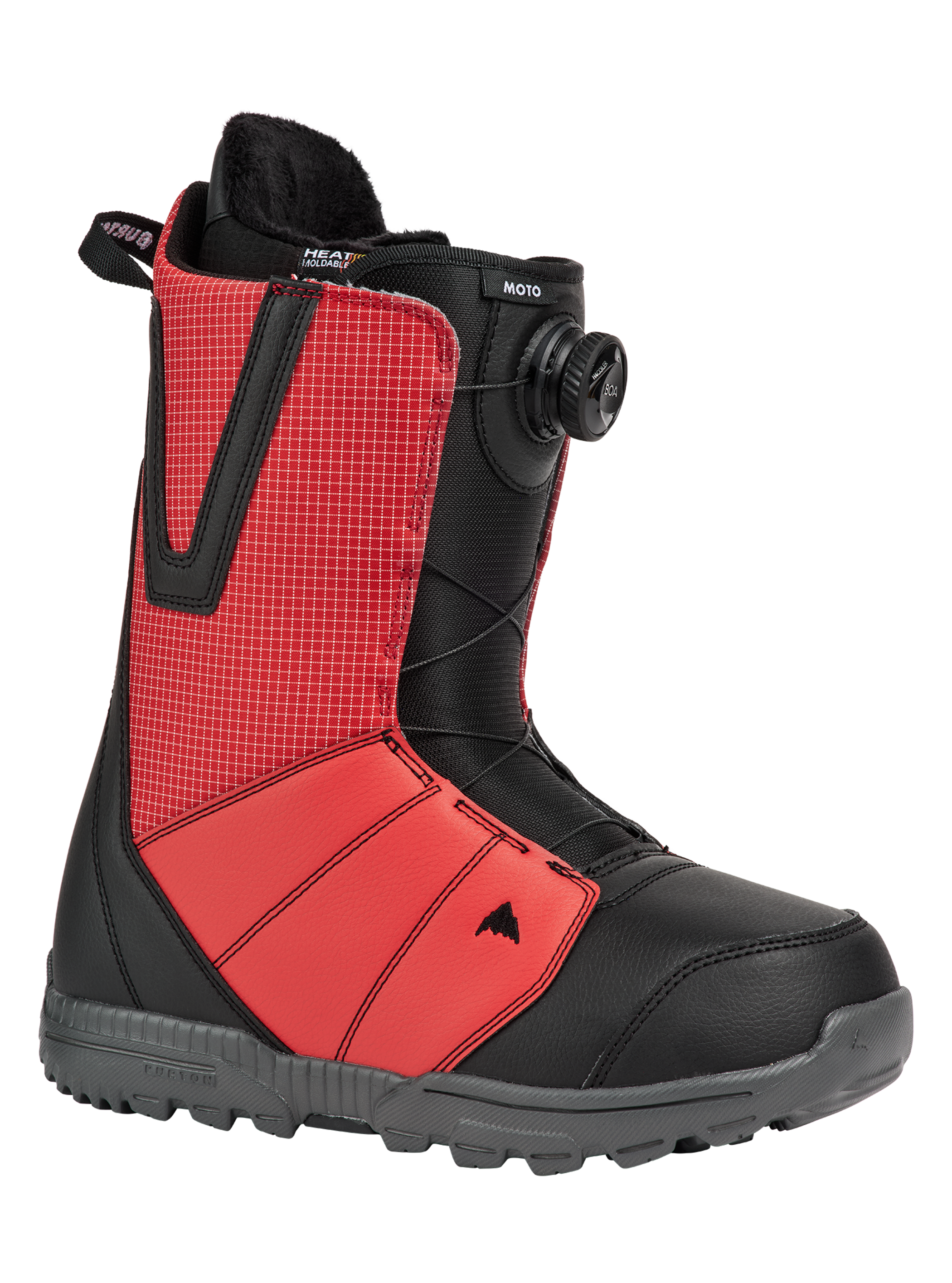 Product image of Men's Burton Moto BOA® Snowboard Boots[Variant:Geranium Red / Black]