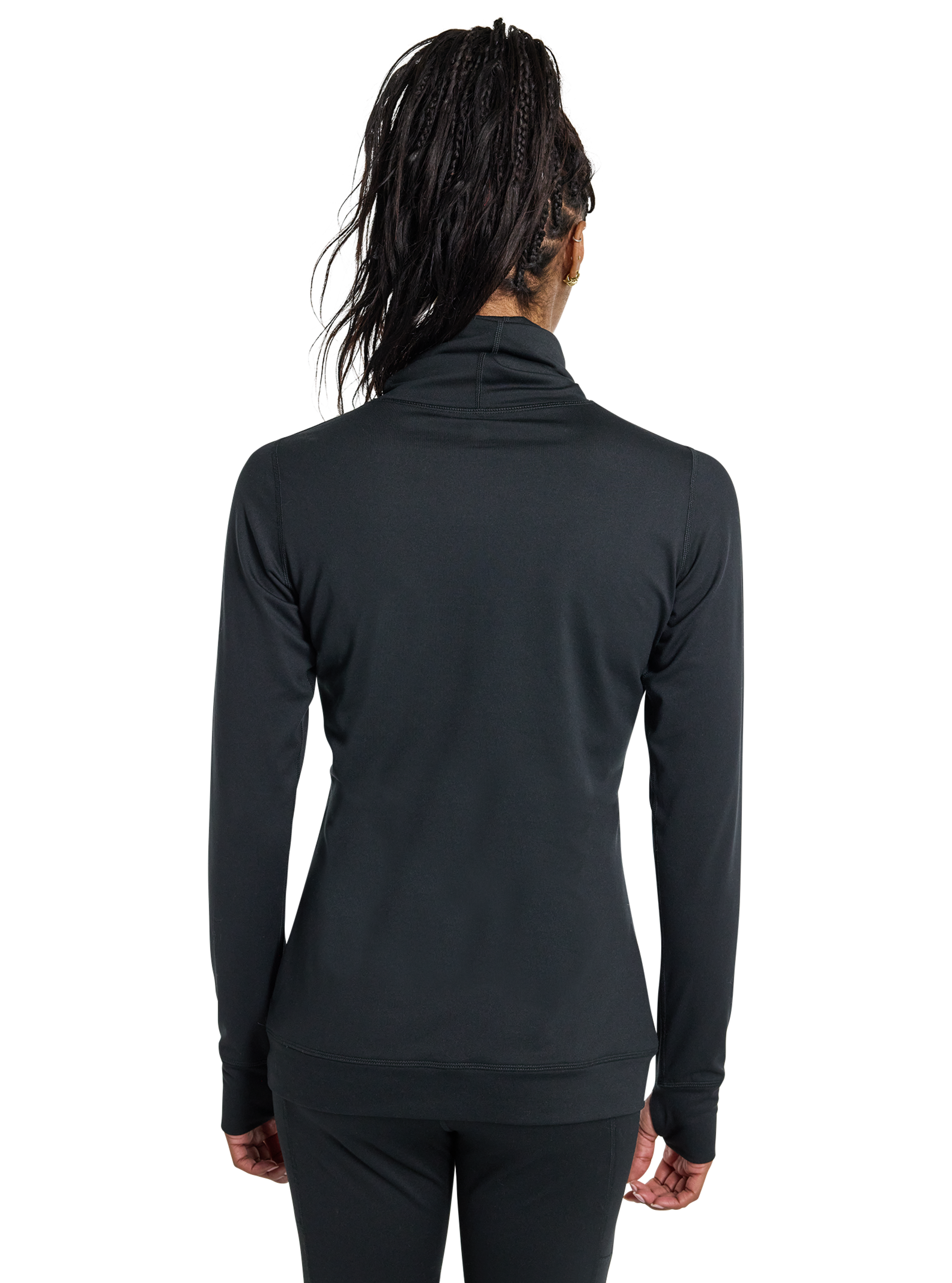 Burton Mittelschweres Funktionsshirt mit langem Kragen für Damen
