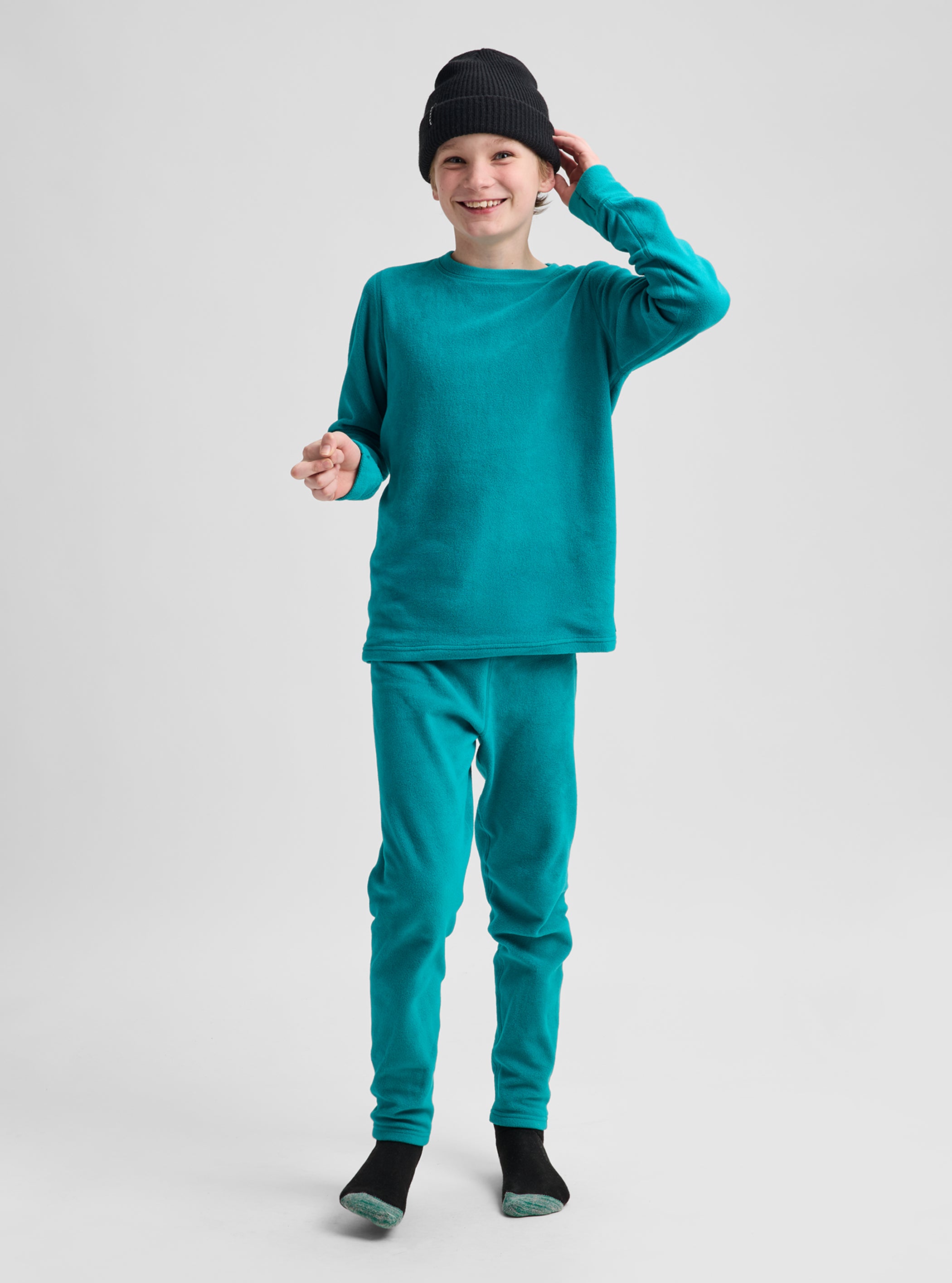 Product image of Kids' Burton Fleece Base Layer Set[Variant:Pacific Teal]