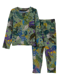 Product image of Toddlers' Burton Fleece Base Layer Set[Variant:Jungle Cats]