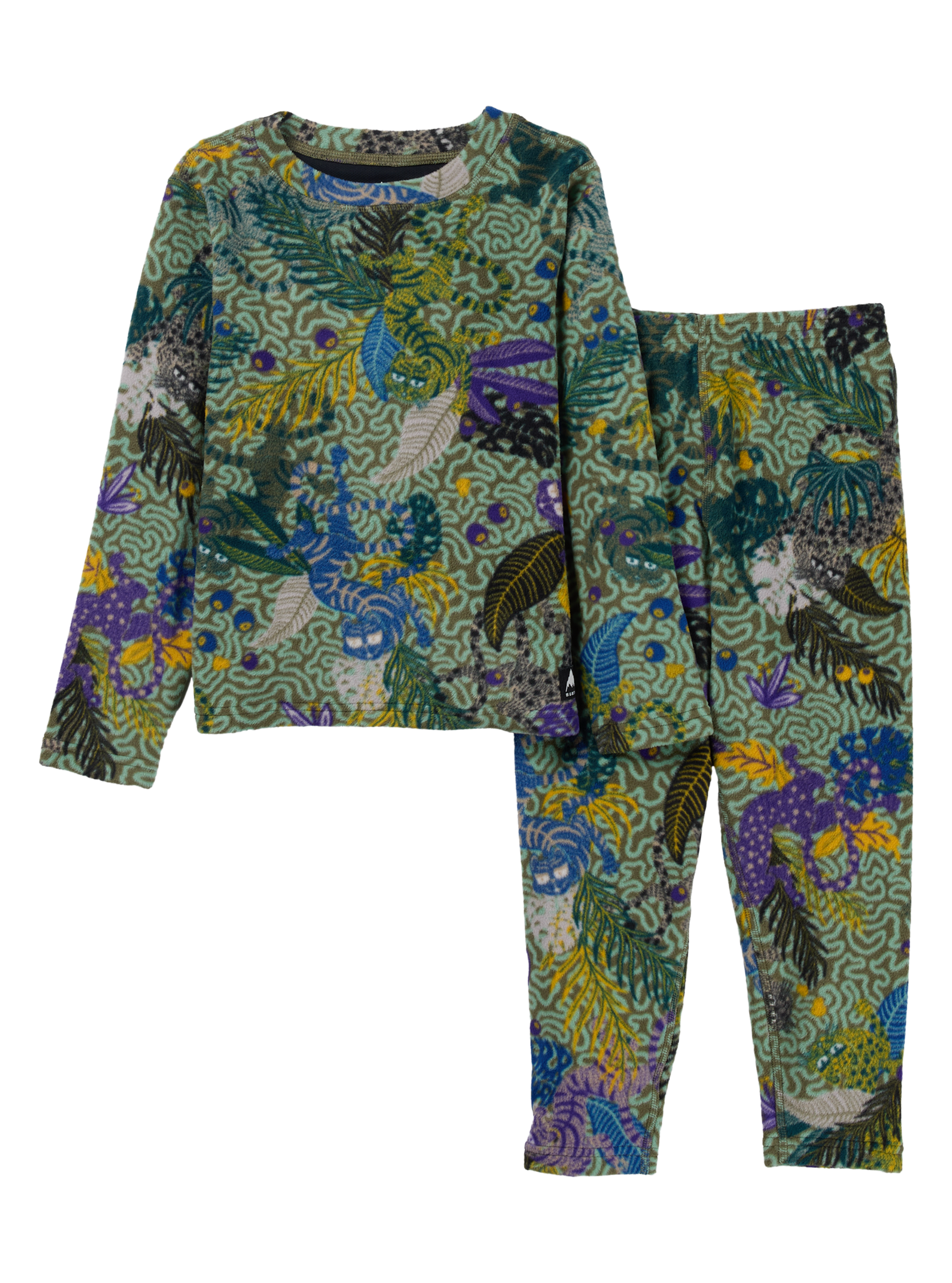 Product image of Toddlers' Burton Fleece Base Layer Set[Variant:Jungle Cats]