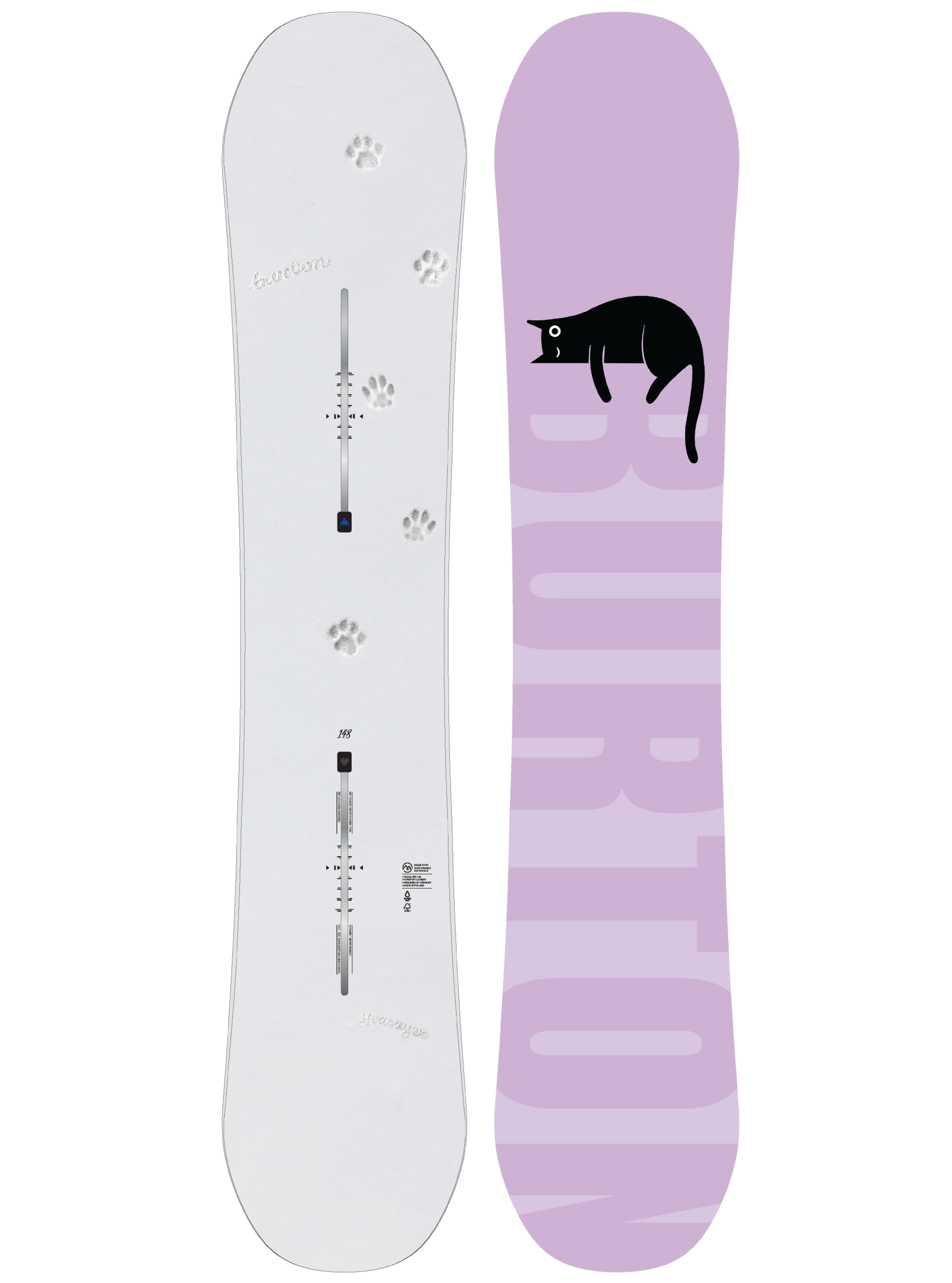 Product image of Women's Burton Yeasayer Snowboard[Variant:Paws]
