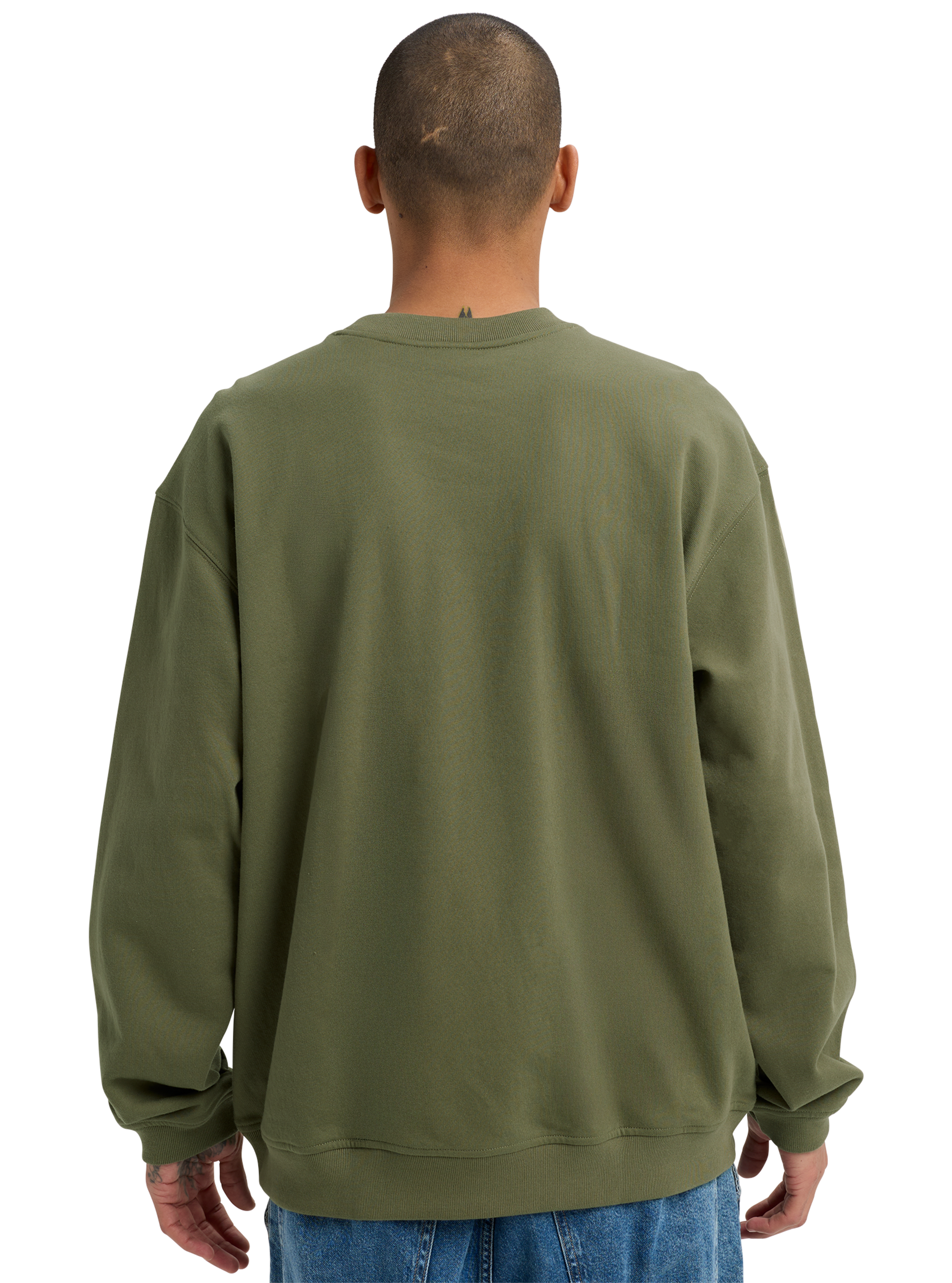 Product image of Burton BRTN Crewneck Sweatshirt[Variant:Forest Moss]