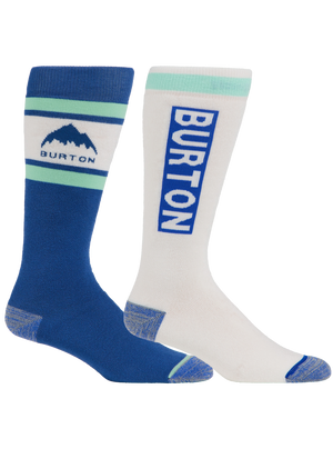 Product image of Women's Burton Weekend Midweight Socks (2 Pack)[Variant:Jake Blue / Light Teal]