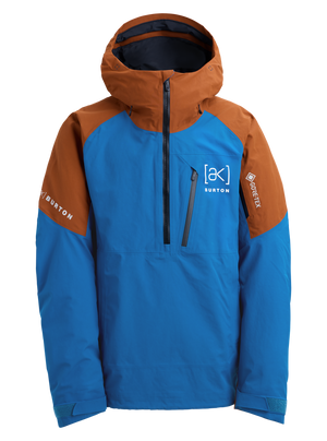 Product image of Men's Burton [ak] Velocity GORE‑TEX 2L Anorak Jacket[Variant:Blue Teal / Chestnut Brown]