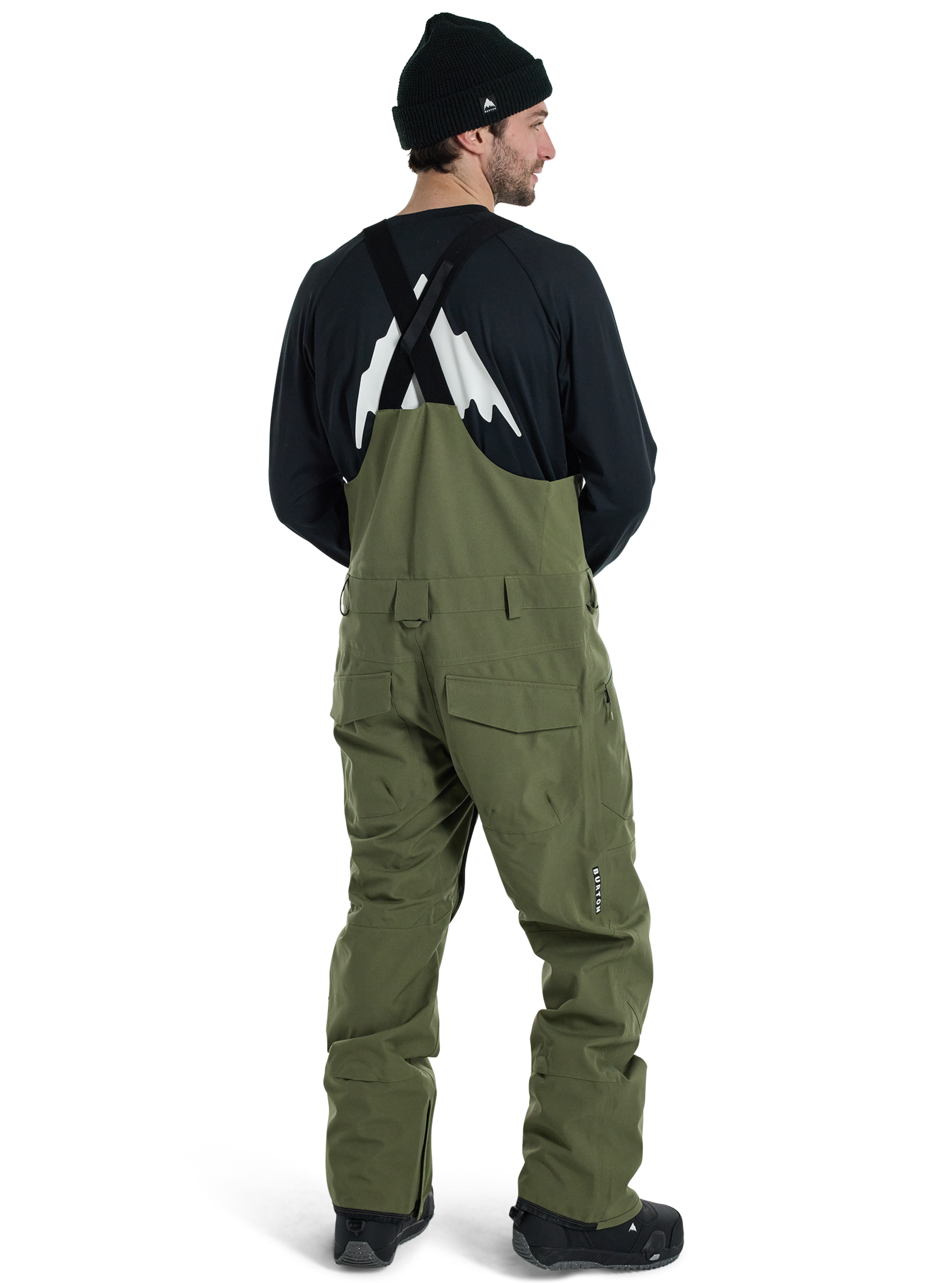Product image of Men's Burton Reserve 2L Bib Pants[Variant:Forest Moss]