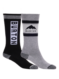 Product image of Kids' Burton Weekend Midweight Socks (2 Pack)[Variant:True Black]