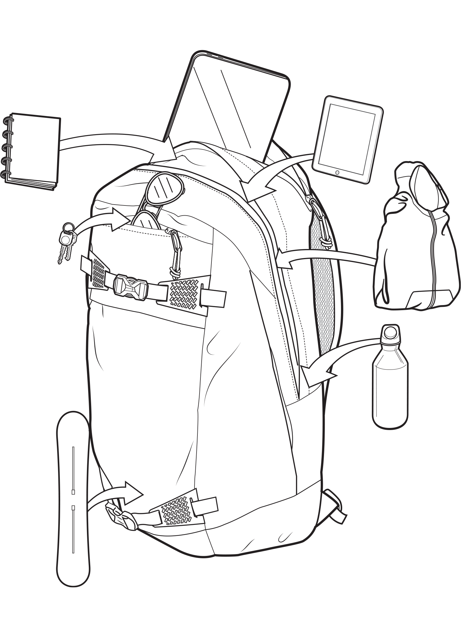 Burton Day Hiker 30-Liter-Rucksack