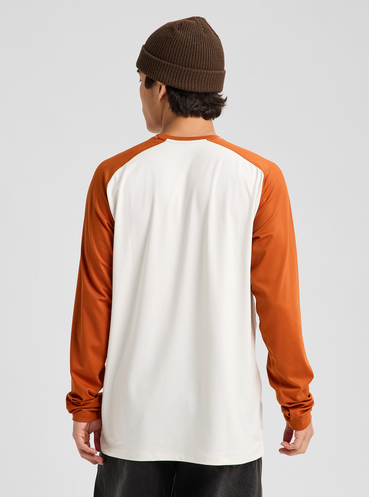 Product image of Men's Burton Roadie Base Layer Tech T-Shirt[Variant:Stout White / Spiced Chai]