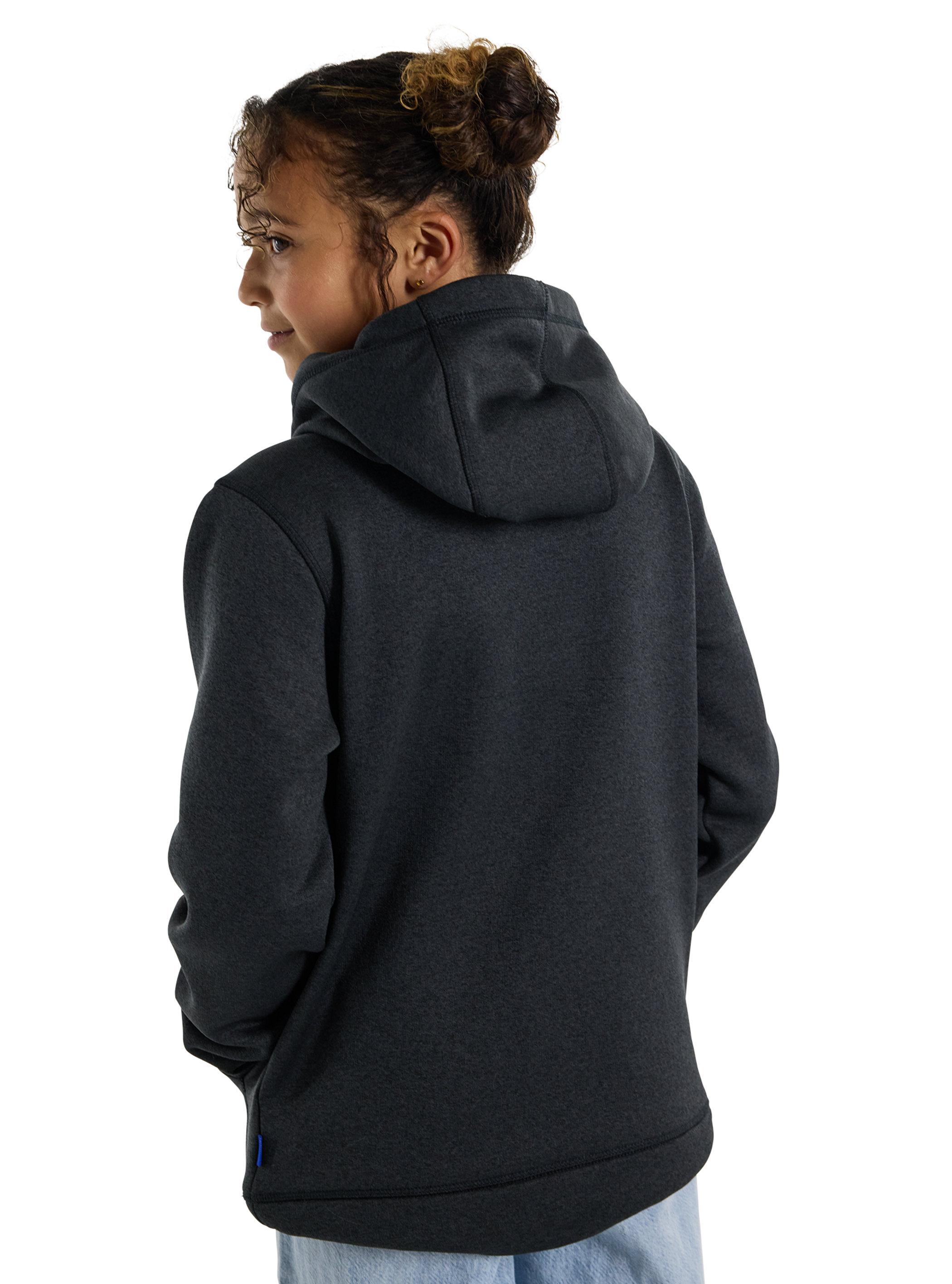 Product image of Kids' Burton Oak Pullover Hoodie[Variant:True Black Heather]
