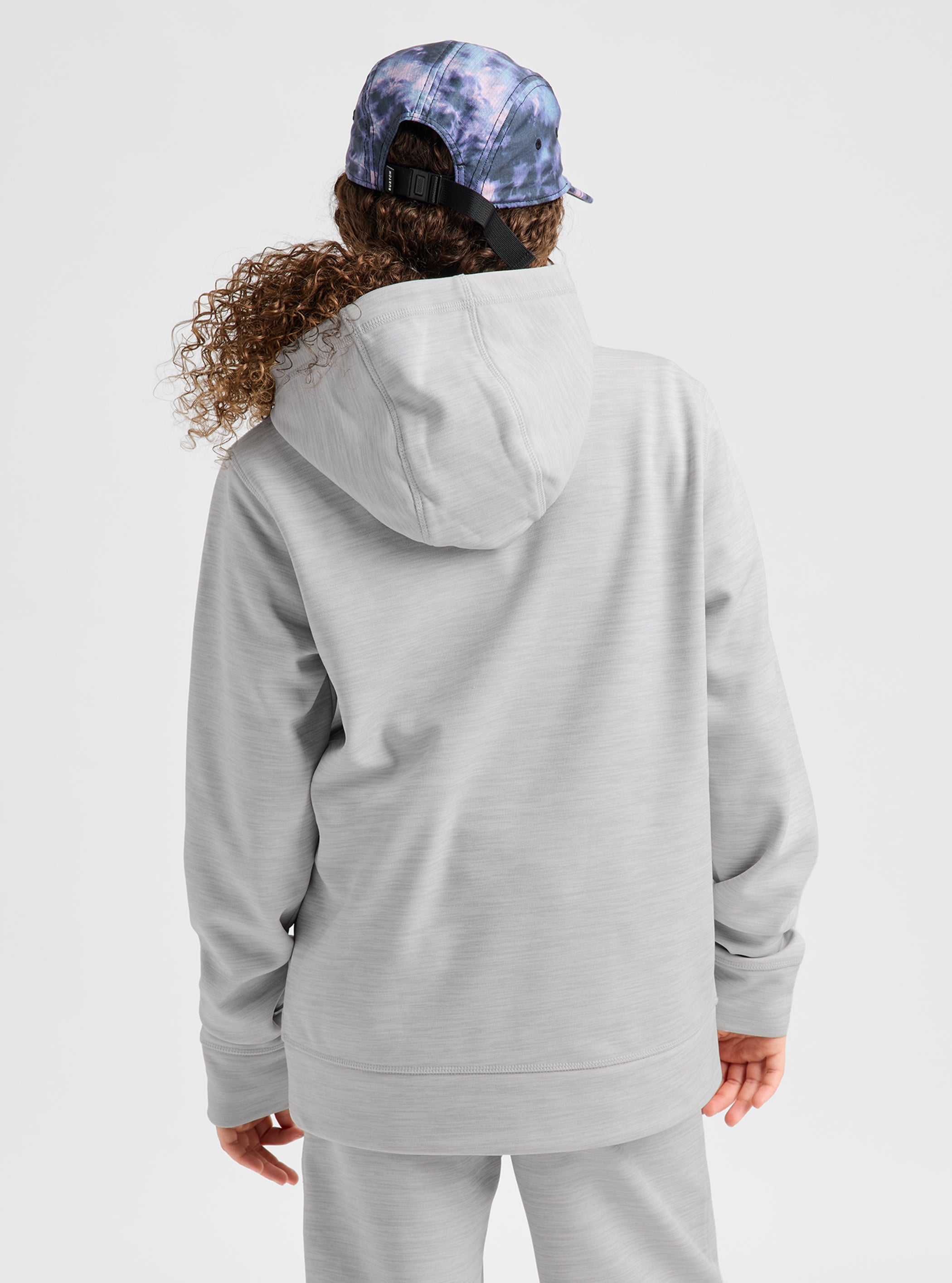 Product image of Kids' Burton Oak Pullover Hoodie[Variant:Gray Cloud Heather]