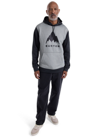 Product image of Men's Burton Oak Pullover Hoodie[Variant:Gray Heather / True Black]