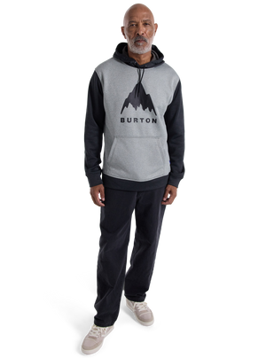 Product image of Men's Burton Oak Pullover Hoodie[Variant:Gray Heather / True Black]