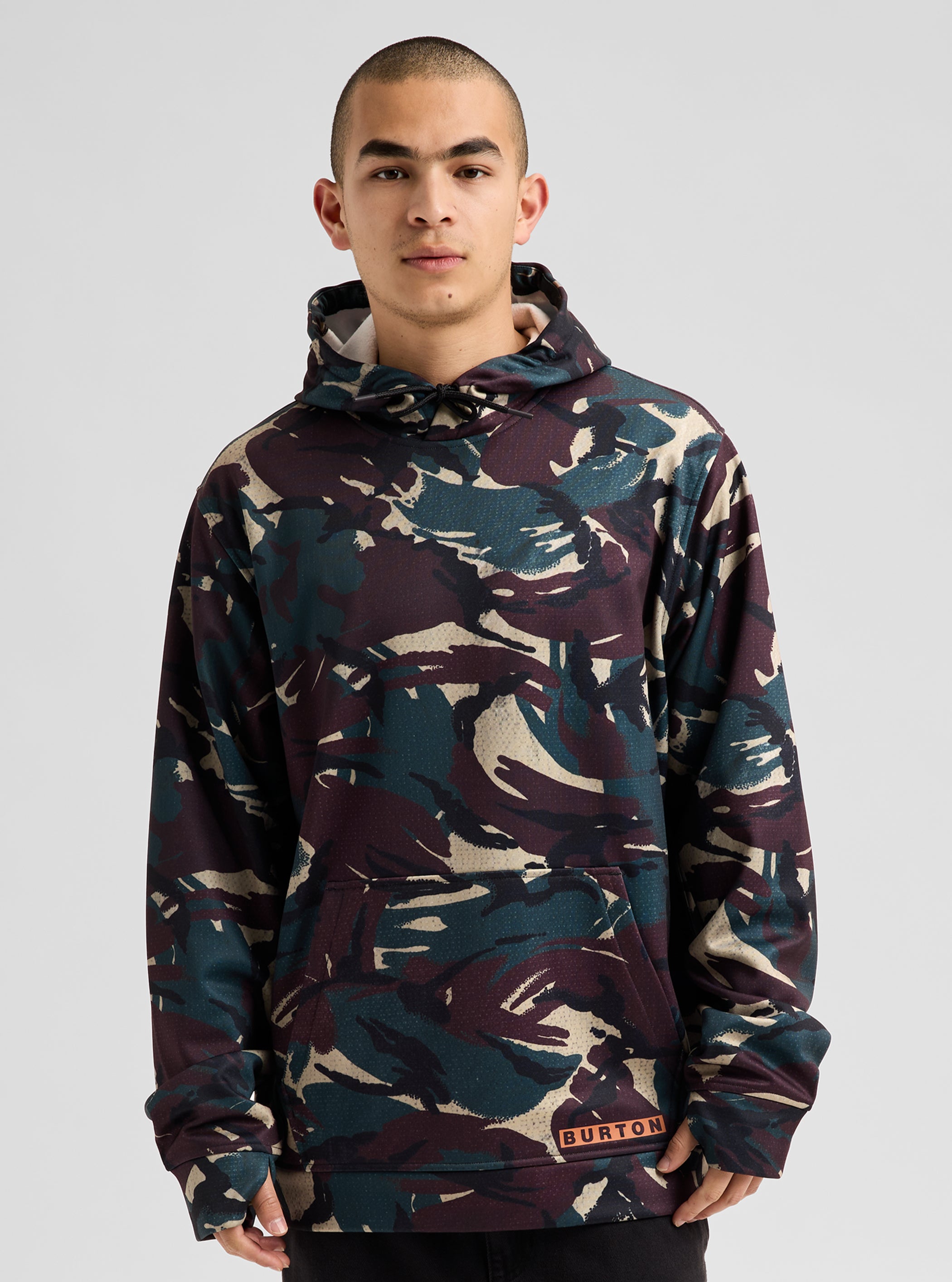 Product image of Men's Burton Oak Pullover Hoodie[Variant:Seersucker Camo]