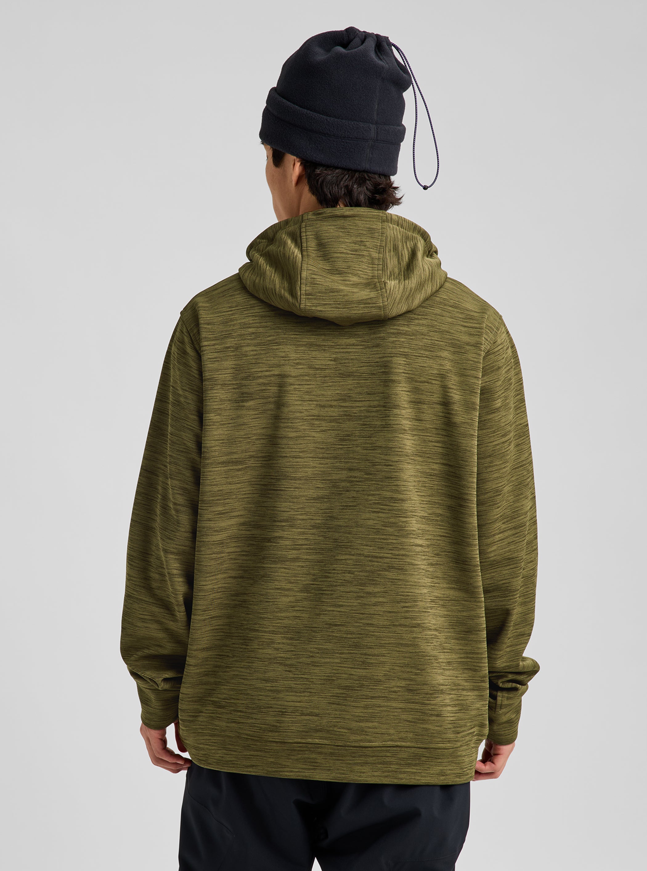 Product image of Men's Burton Oak Pullover Hoodie[Variant:Dried Moss Heather]