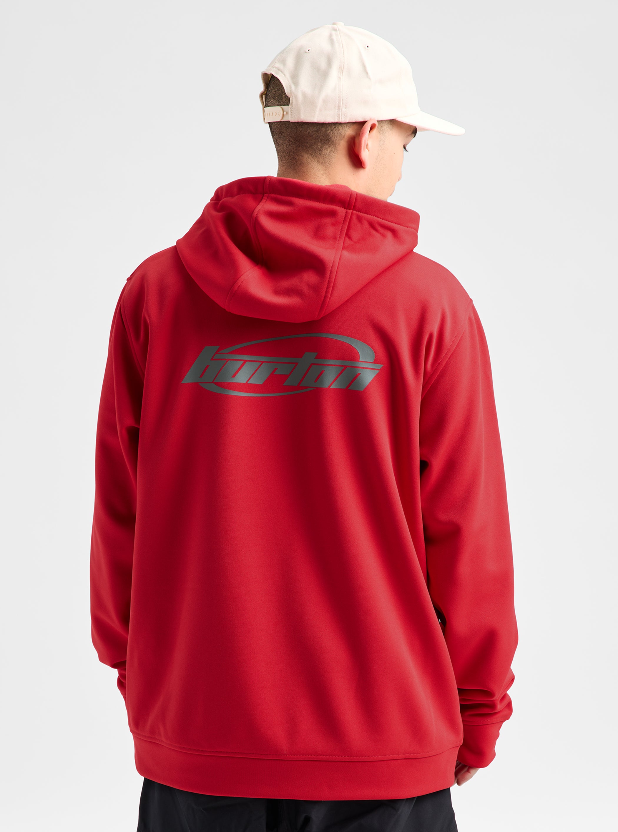 Product image of Men's Burton Oak Pullover Hoodie[Variant:Geranium Red]