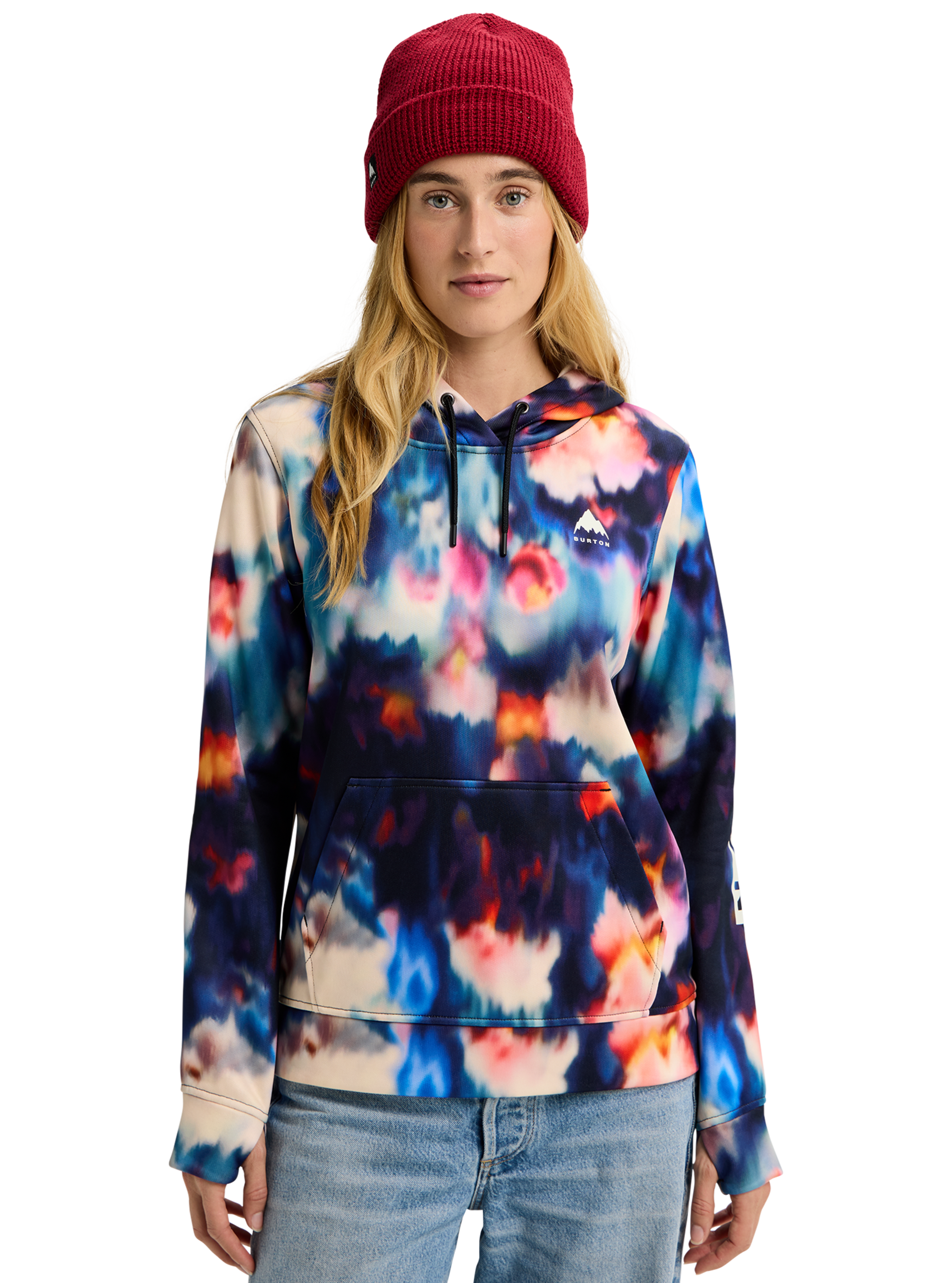Product image of Women's Burton Oak Pullover Hoodie[Variant:Floral Blur]