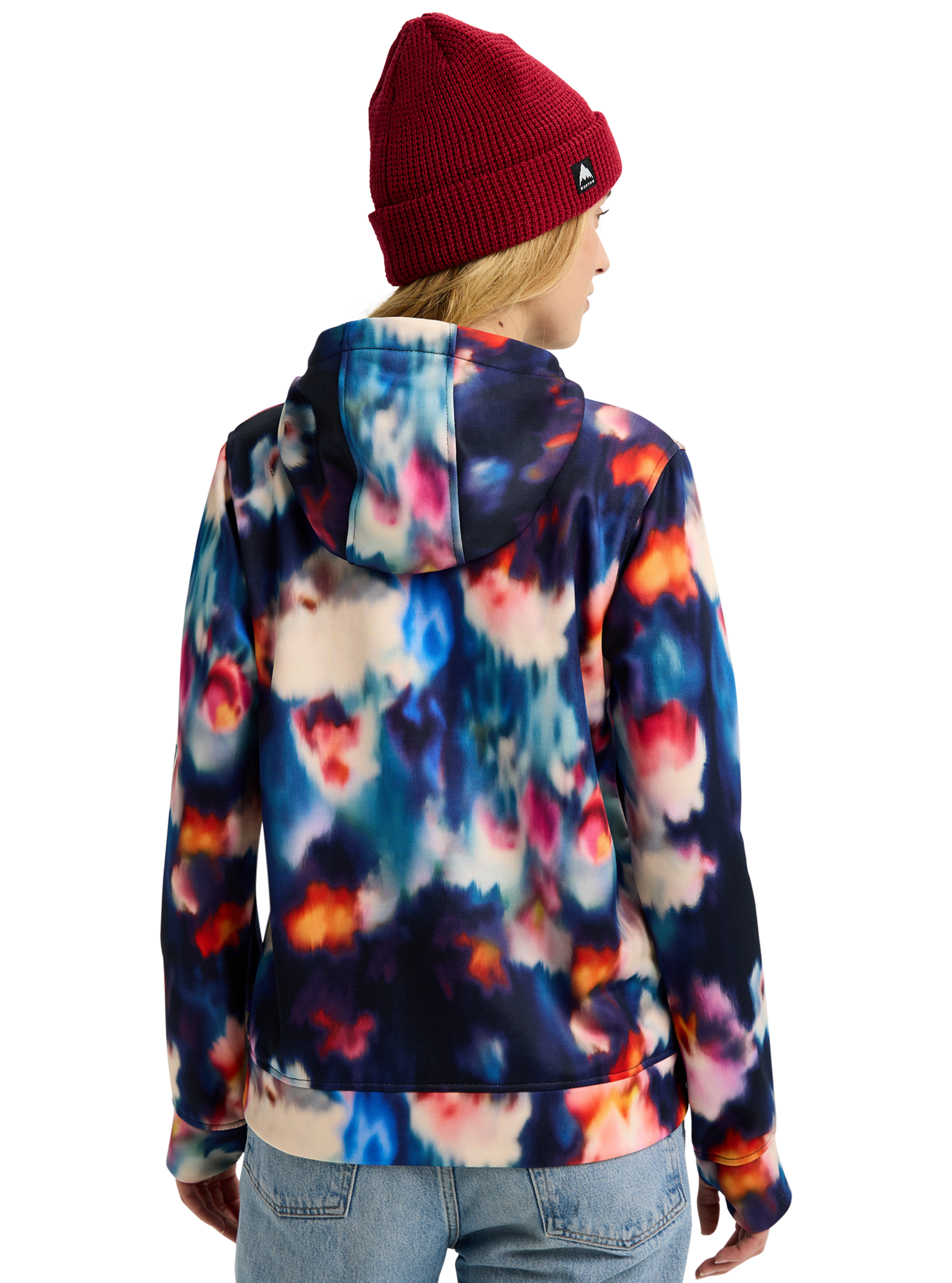 Product image of Women's Burton Oak Pullover Hoodie[Variant:Floral Blur]