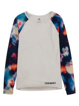 Product image of Women's Burton Roadie Base Layer Tech T-Shirt[Variant:Stout White / Floral Blue]