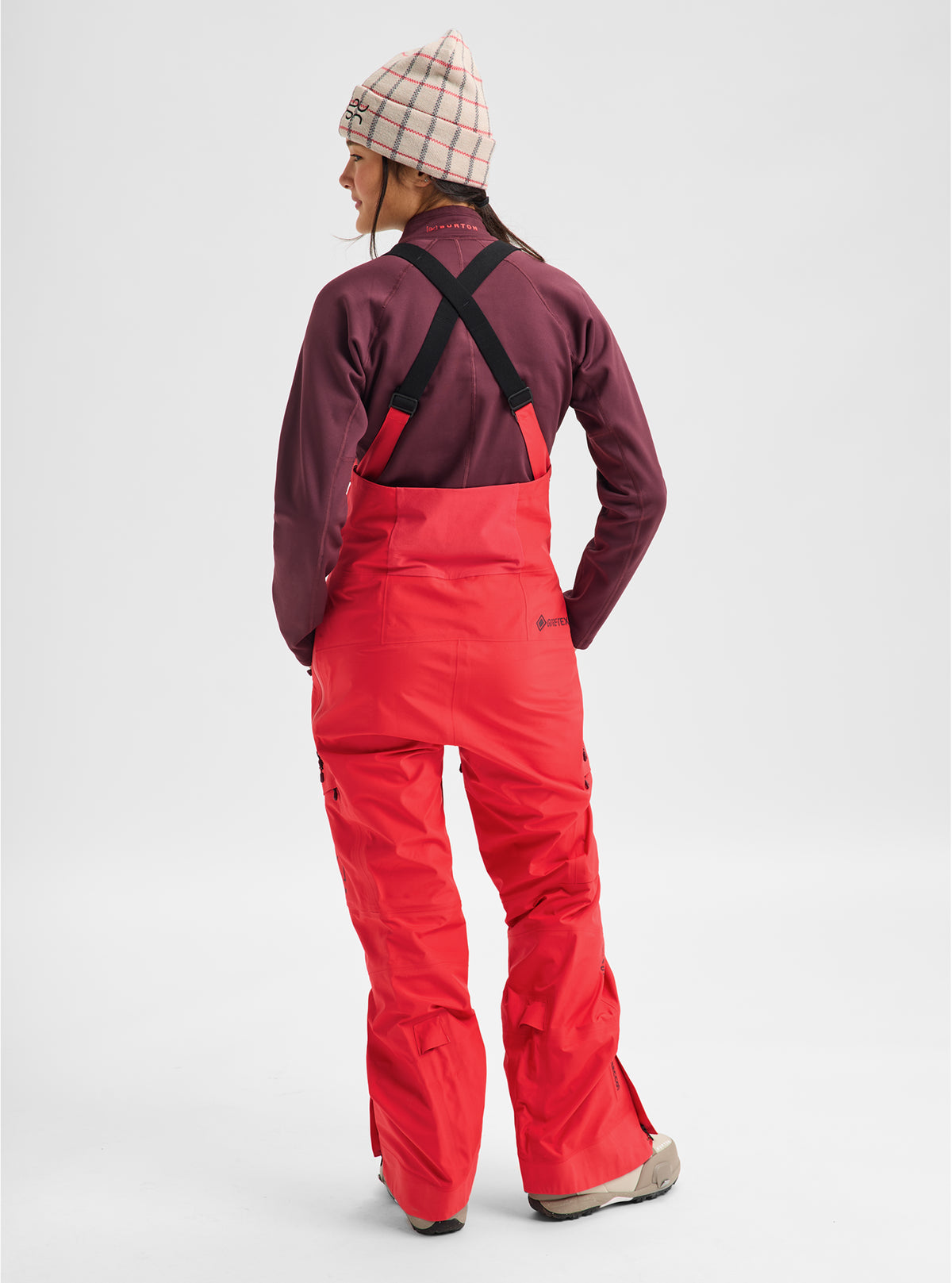 Product image of Women's Burton [ak] GORE‑TEX 3L Kimmy Stretch Bib Pants[Variant:Hot Tamale]