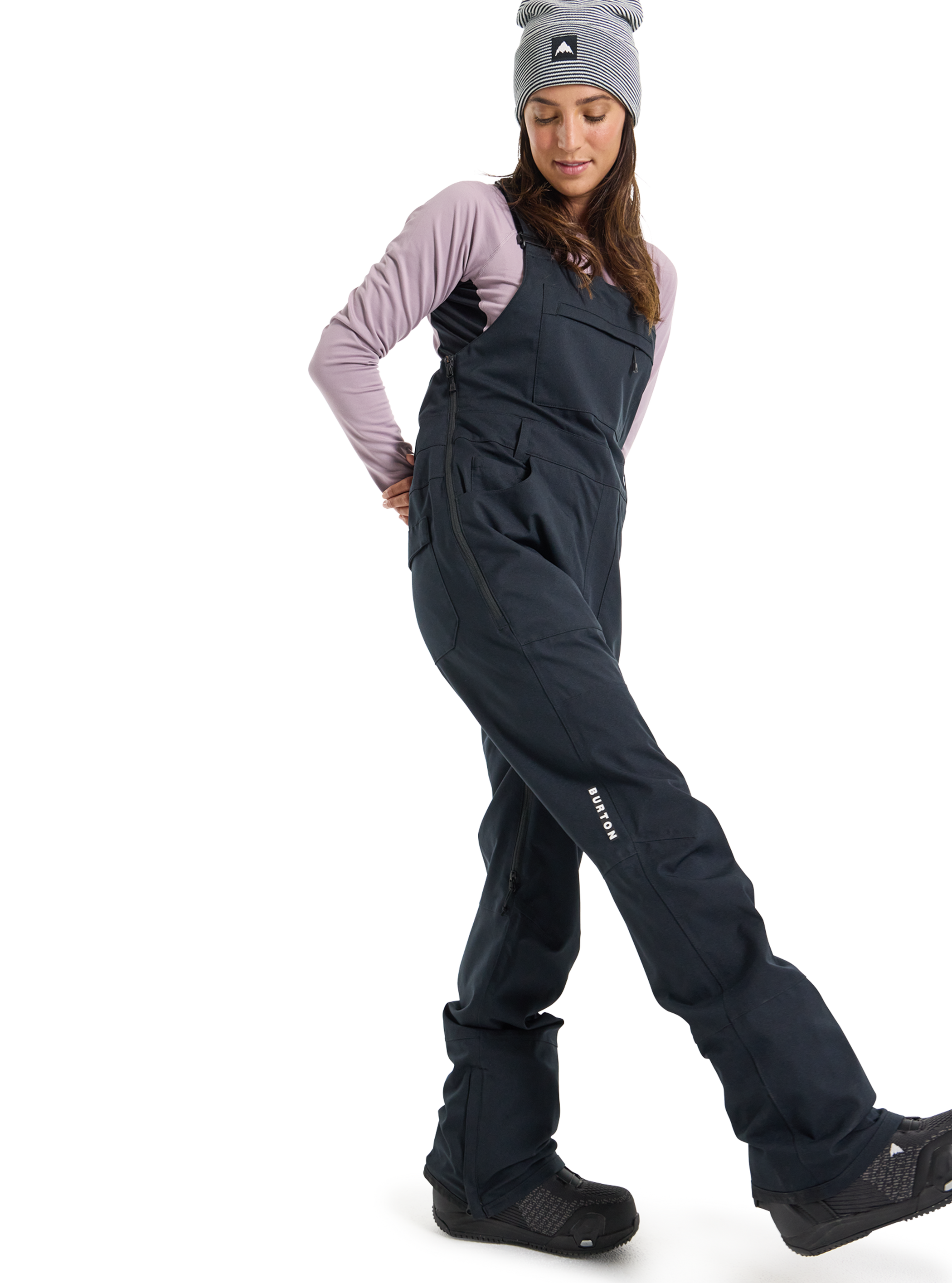 Product image of Women's Burton Avalon 2L Stretch Bib Pants[Variant:True Black]