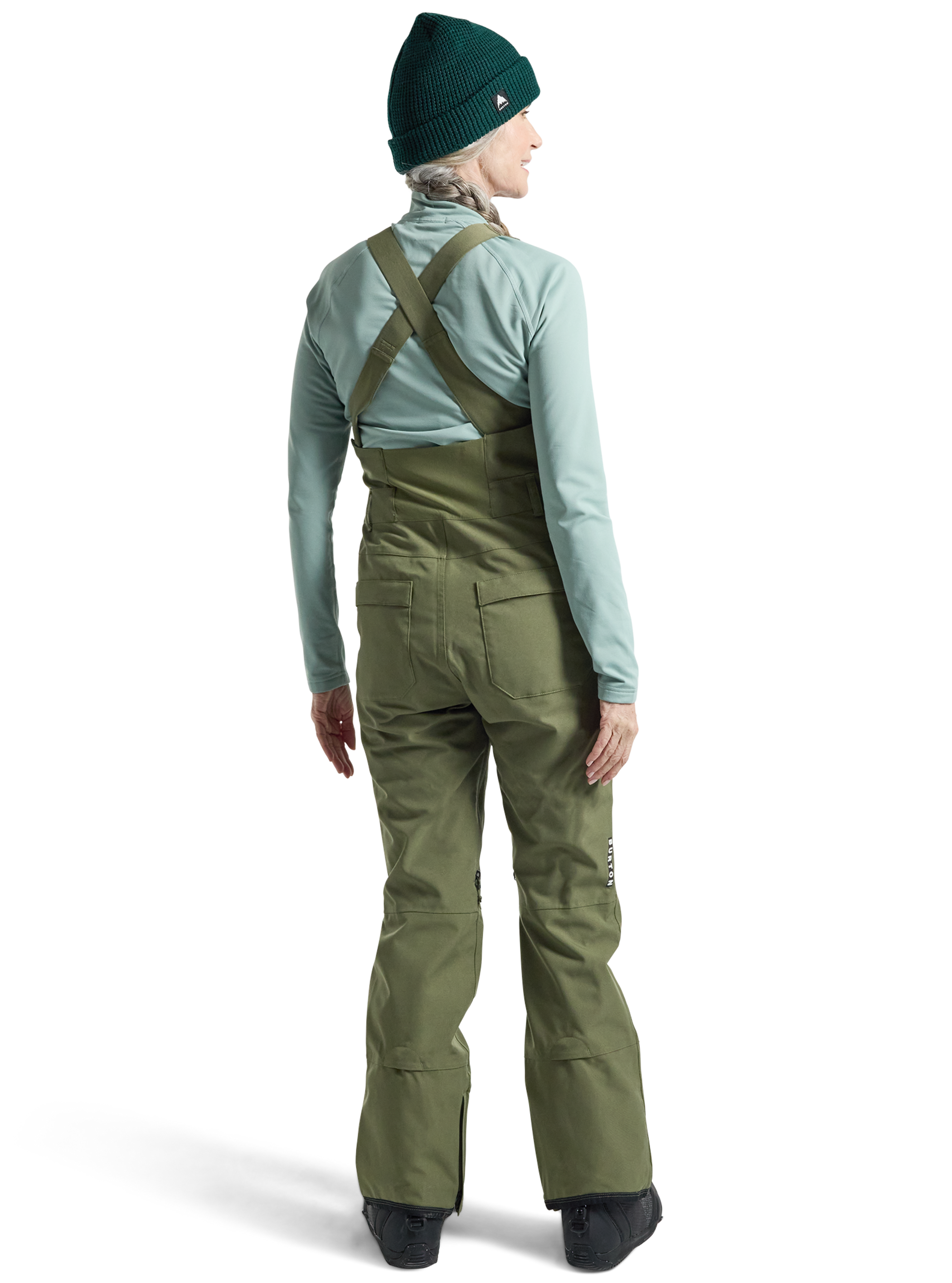 Product image of Women's Burton Avalon 2L Stretch Bib Pants[Variant:Forest Moss]