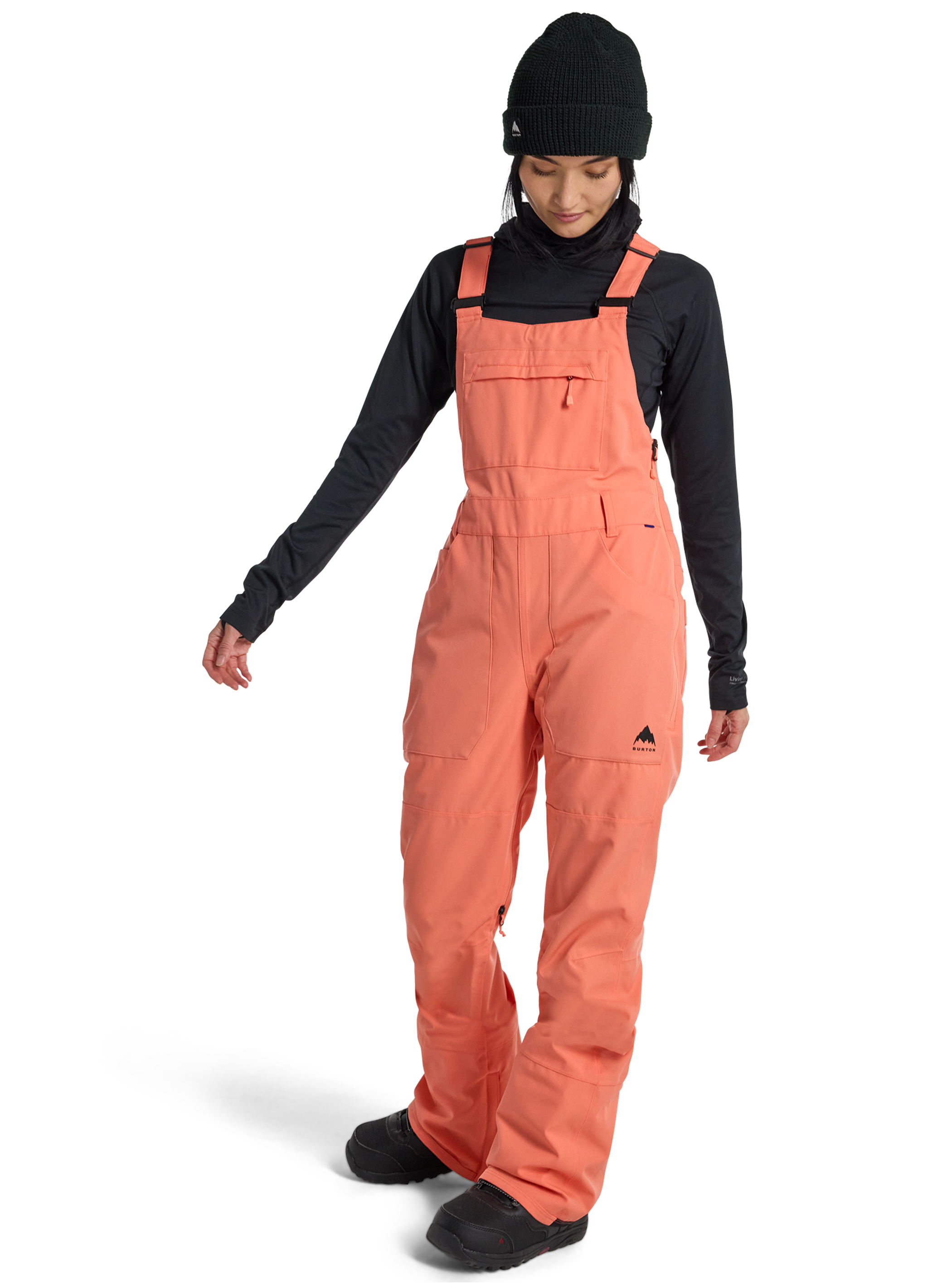 Product image of Women's Burton Avalon 2L Stretch Bib Pants[Variant:Peach Echo]
