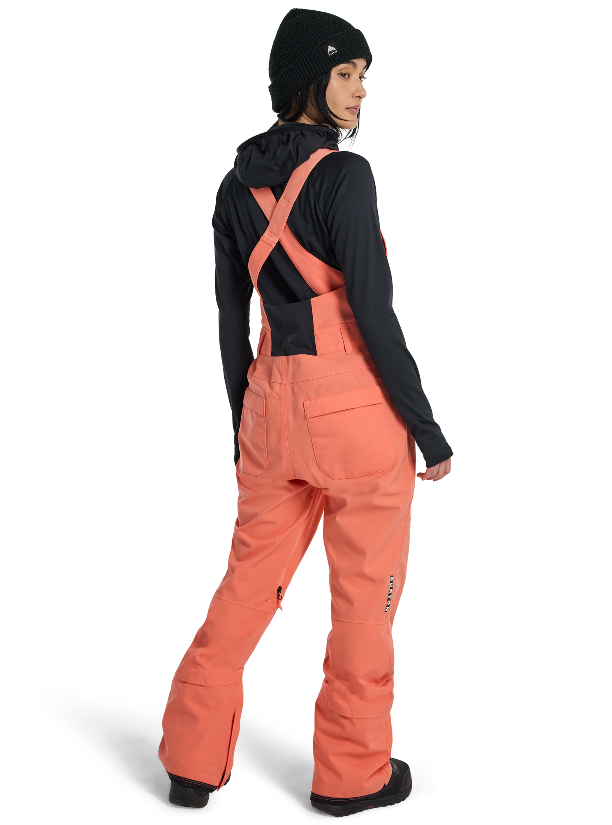 Product image of Women's Burton Avalon 2L Stretch Bib Pants[Variant:Peach Echo]
