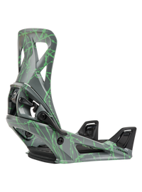 Product image of Men's Burton Step On® Re:Flex Snowboard Bindings[Variant:Gray / Green Voltage]