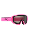 Product image of Anon Relapse Jr. Low Bridge Fit Goggles + MFI® Face Mask[Variant:Frame: Pink, Lens: Smoke (35% / S2)]