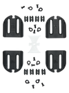 Product image of Burton Hitchhiker Disc Compatibility Kit[Variant:Black]