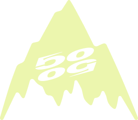 Burton mountain logo with the 50/50 50th Anniversary design