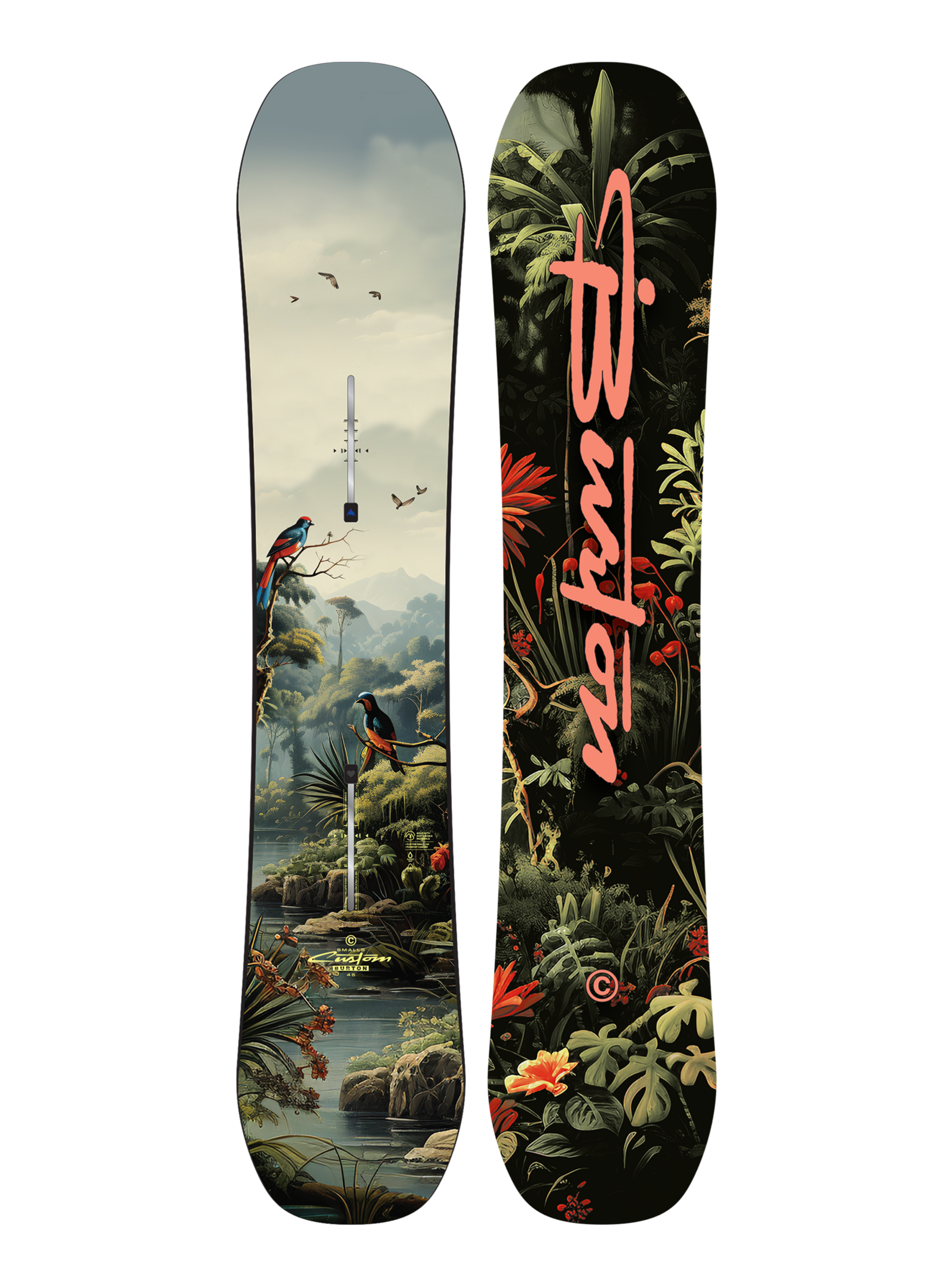 Product image of Kids' Burton Custom Smalls Camber Snowboard[Variant:Graphic]
