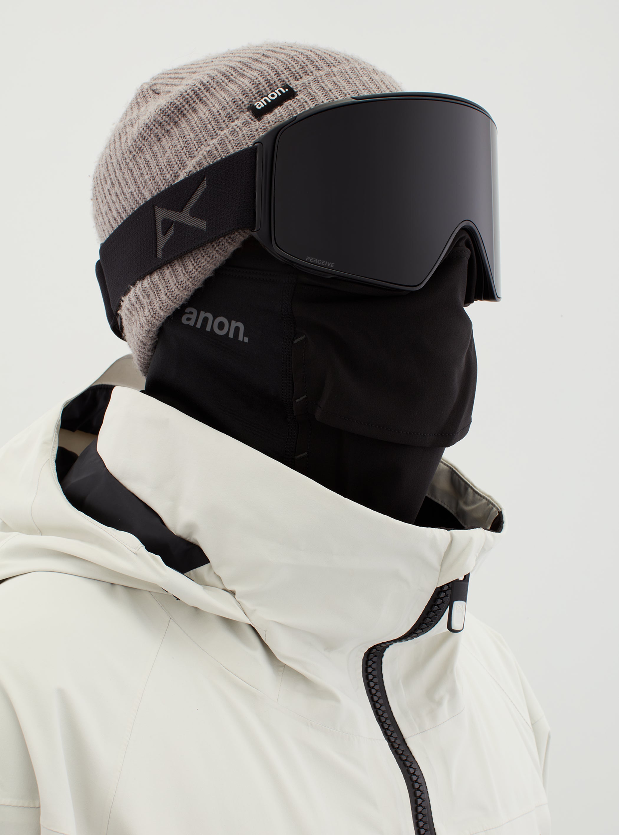 Anon M4 Brille (zylindrisch) + Zusatzbrillenglas + MFI® Face Mask