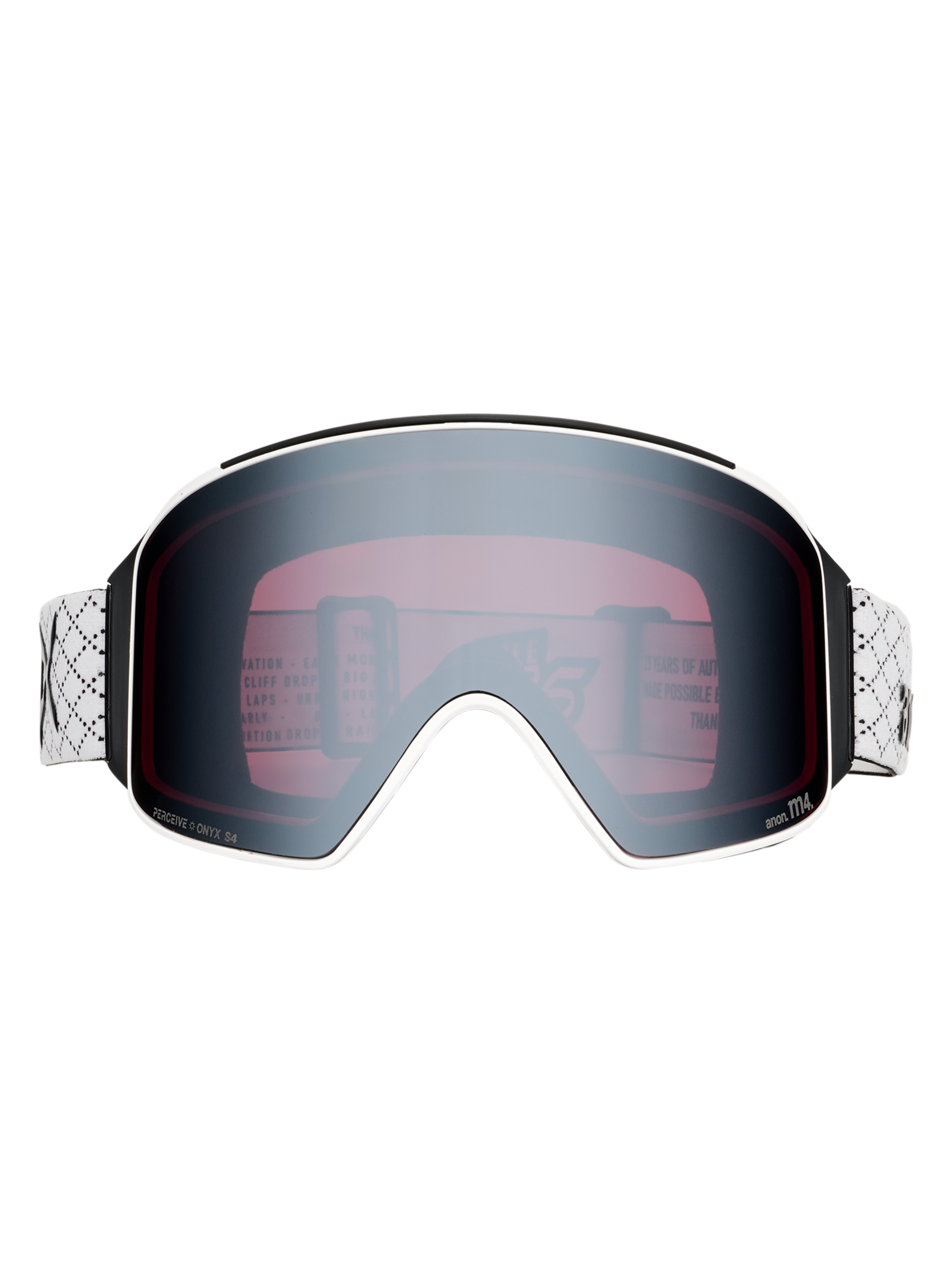 Product image of Anon M4 Goggles (Cylindrical) + Bonus Lens + MFI® Face Mask[Variant:Frame: Mile 25, Lens: Perceive Sunny Onyx (6% / S4), Spare Lens: Perceive Variable Violet (34% / S2)]