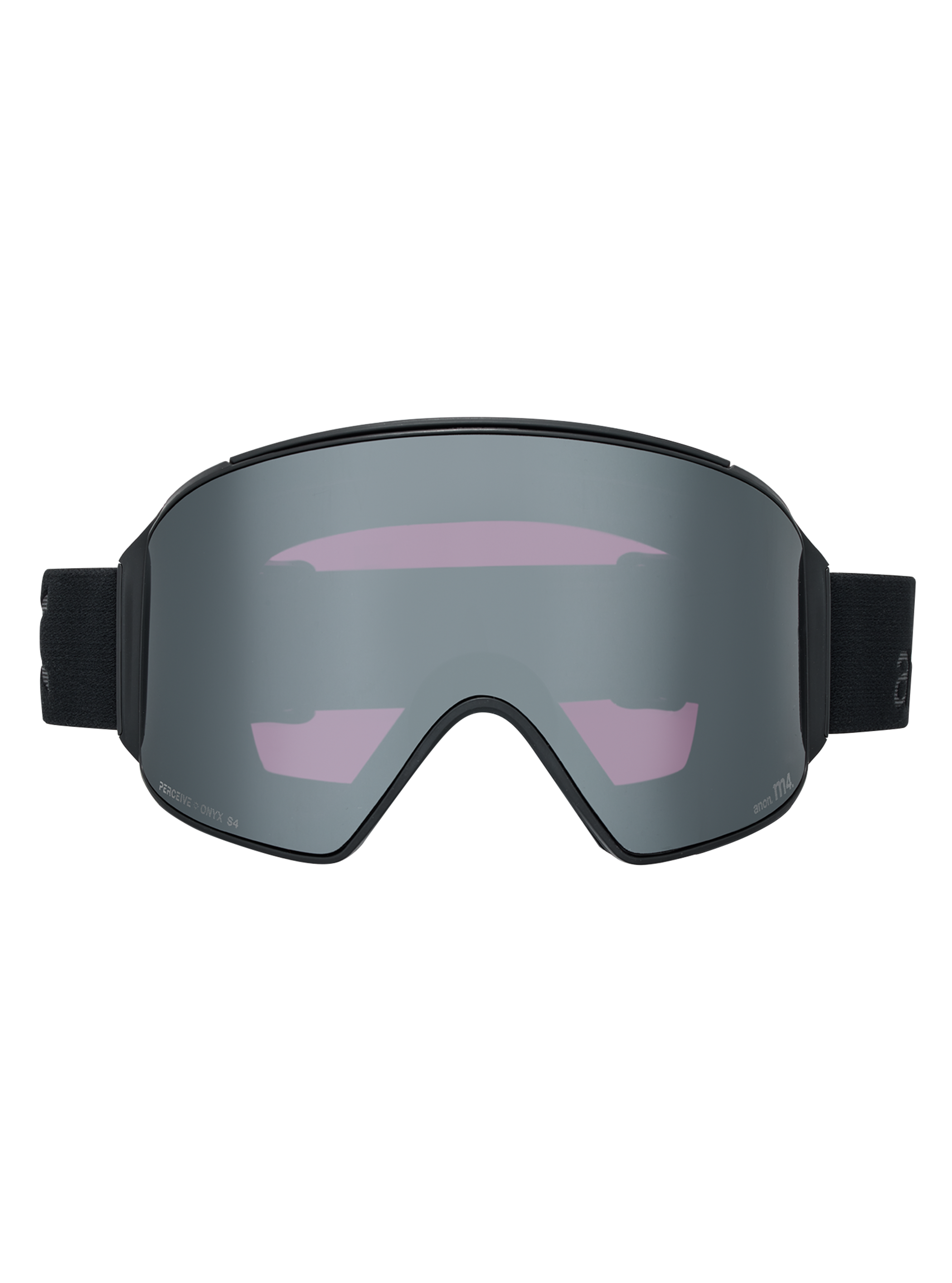 Product image of Anon M4 Goggles (Cylindrical) + Bonus Lens + MFI® Face Mask[Variant:Frame: Smoke, Lens: Perceive Sunny Onyx (6% / S4), Spare Lens: Perceive Variable Violet (34% / S2)]