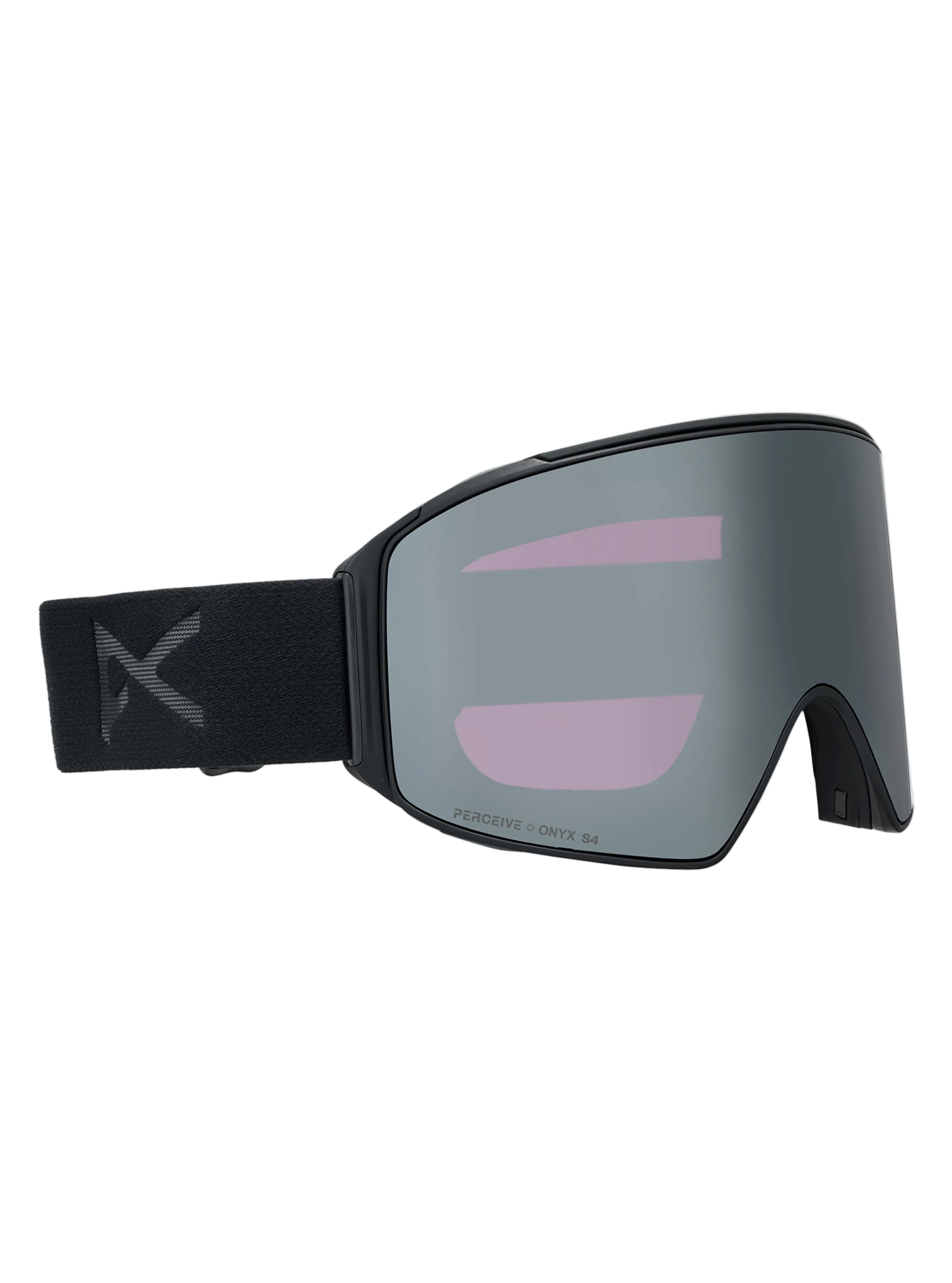 Product image of Anon M4 Goggles (Cylindrical) + Bonus Lens + MFI® Face Mask[Variant:Frame: Smoke, Lens: Perceive Sunny Onyx (6% / S4), Spare Lens: Perceive Variable Violet (34% / S2)]
